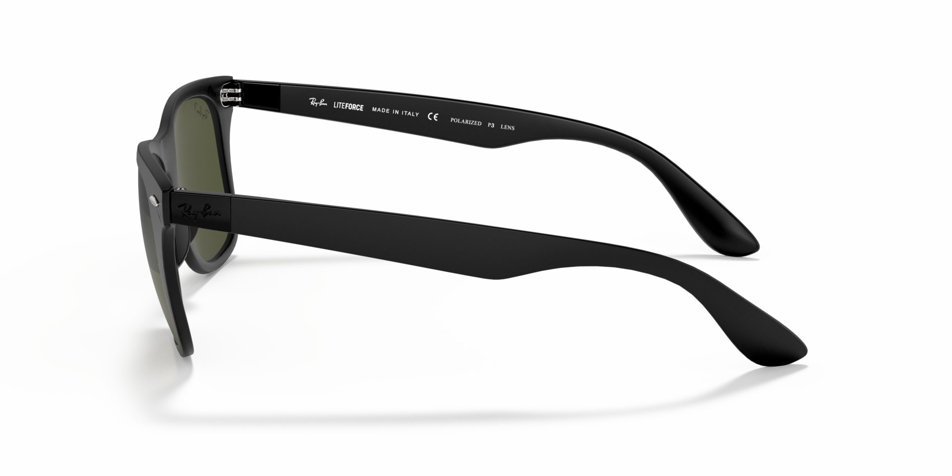 RB4195 Zwart KunststofSunglass Frames van B24, Zijaanzicht