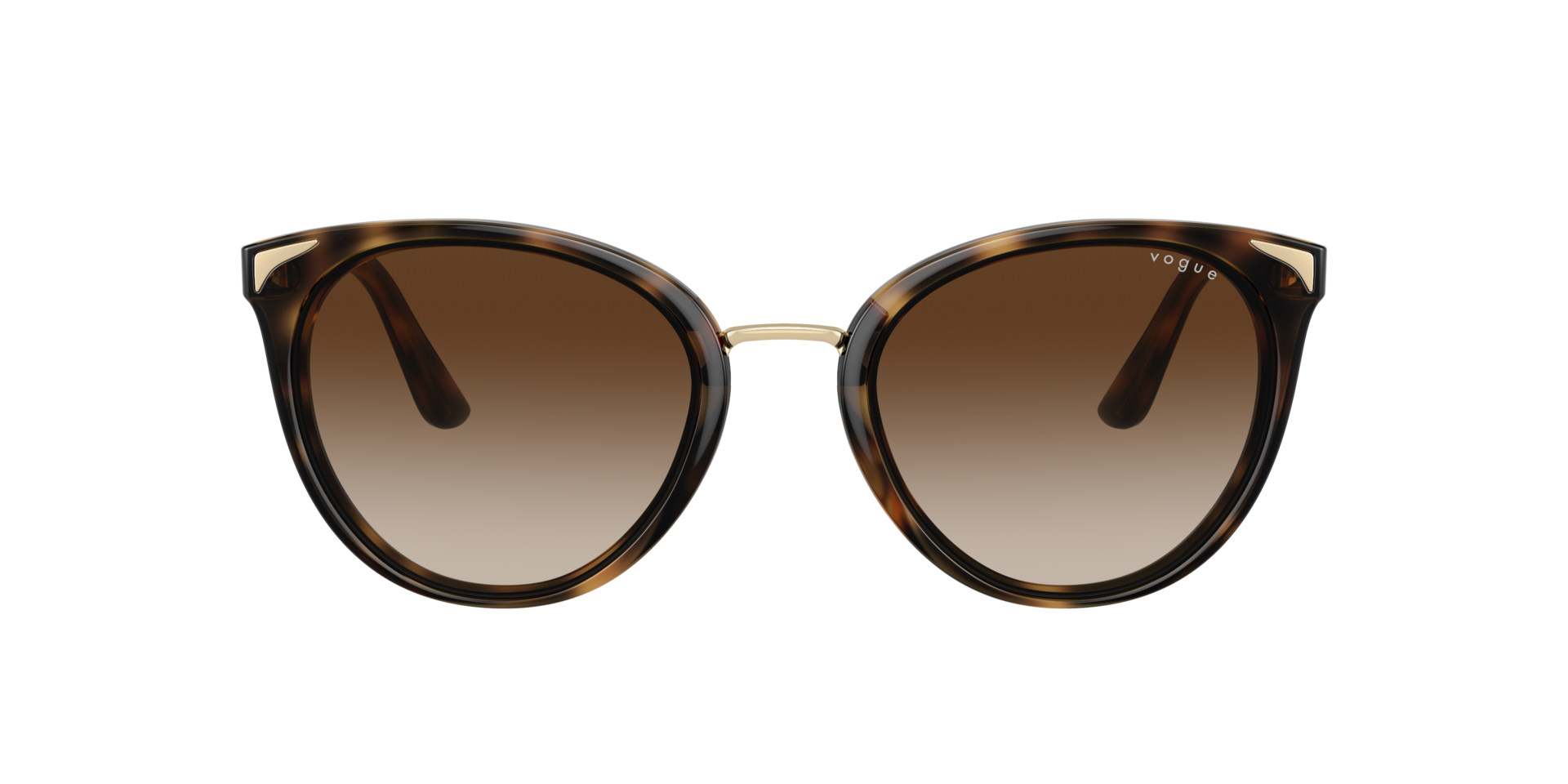 VO5230S Donker Havana KunststofSunglass Frames van B24, met getinte lenzen