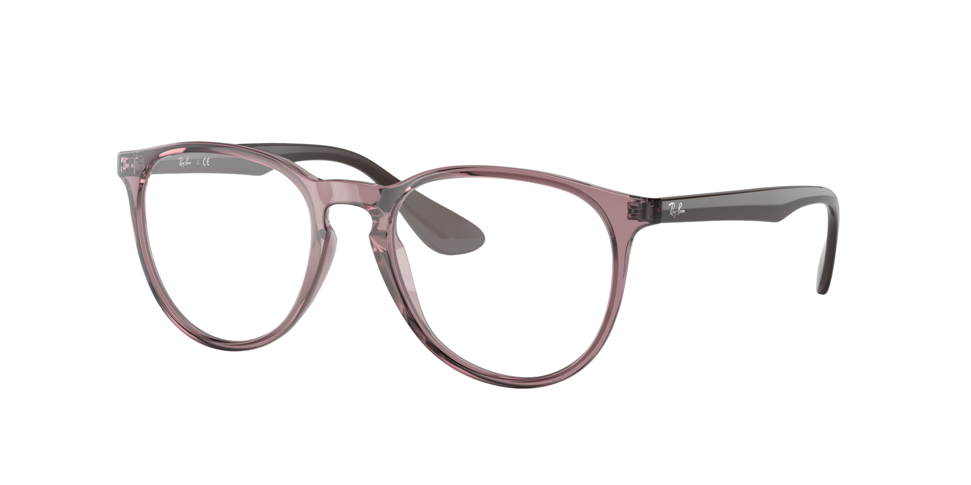 RB7046 Transparant violet KunststofEyeglass Frames van B24, Hoekweergave