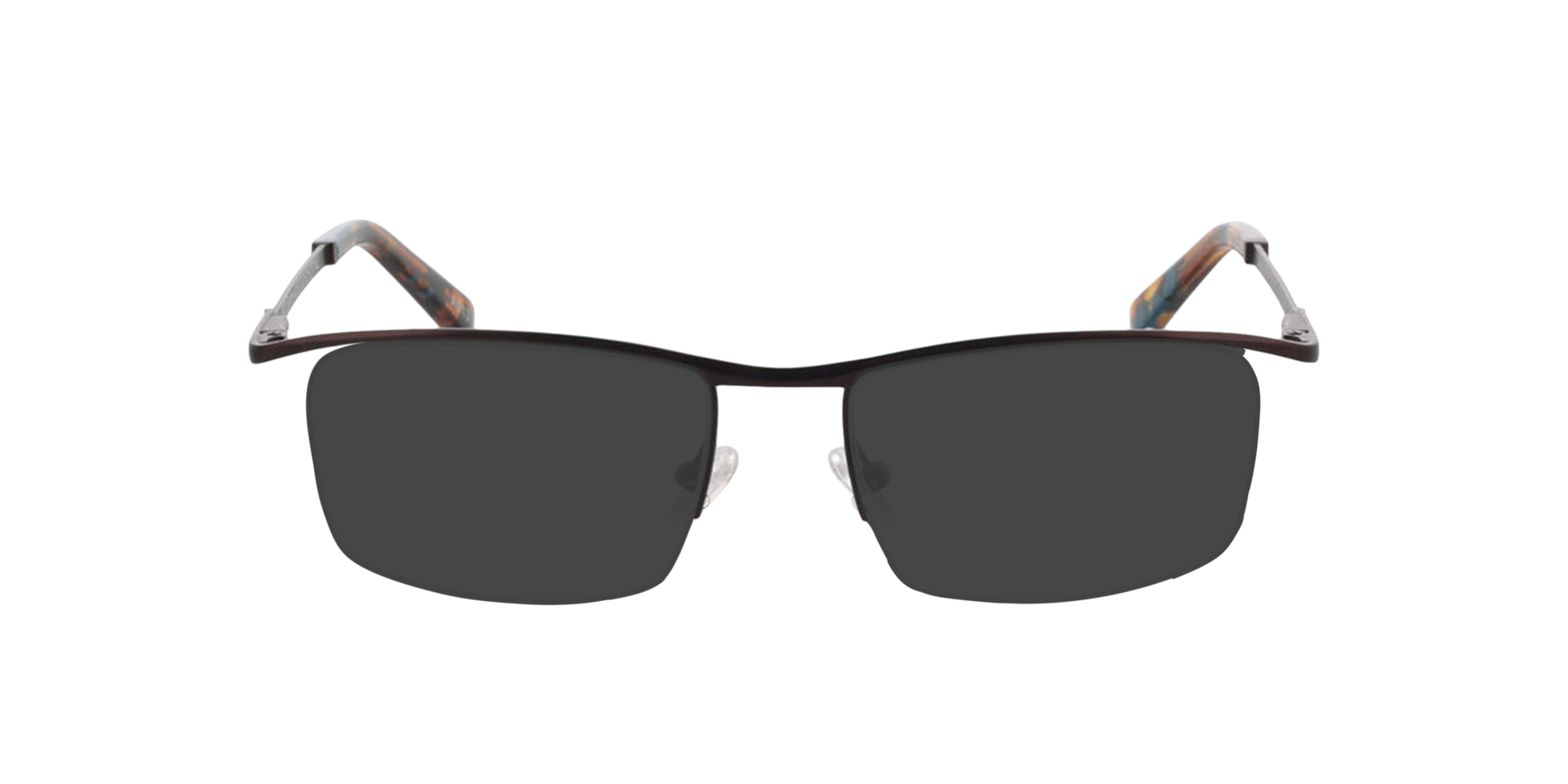 Derry Brown  &  Blue  &  Havana Blue MetallEyeglass Frames von B24, mit getönten Gläsern