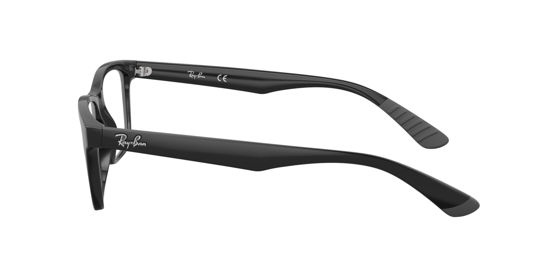 RB7025 Zwart KunststofEyeglass Frames van B24, Zijaanzicht