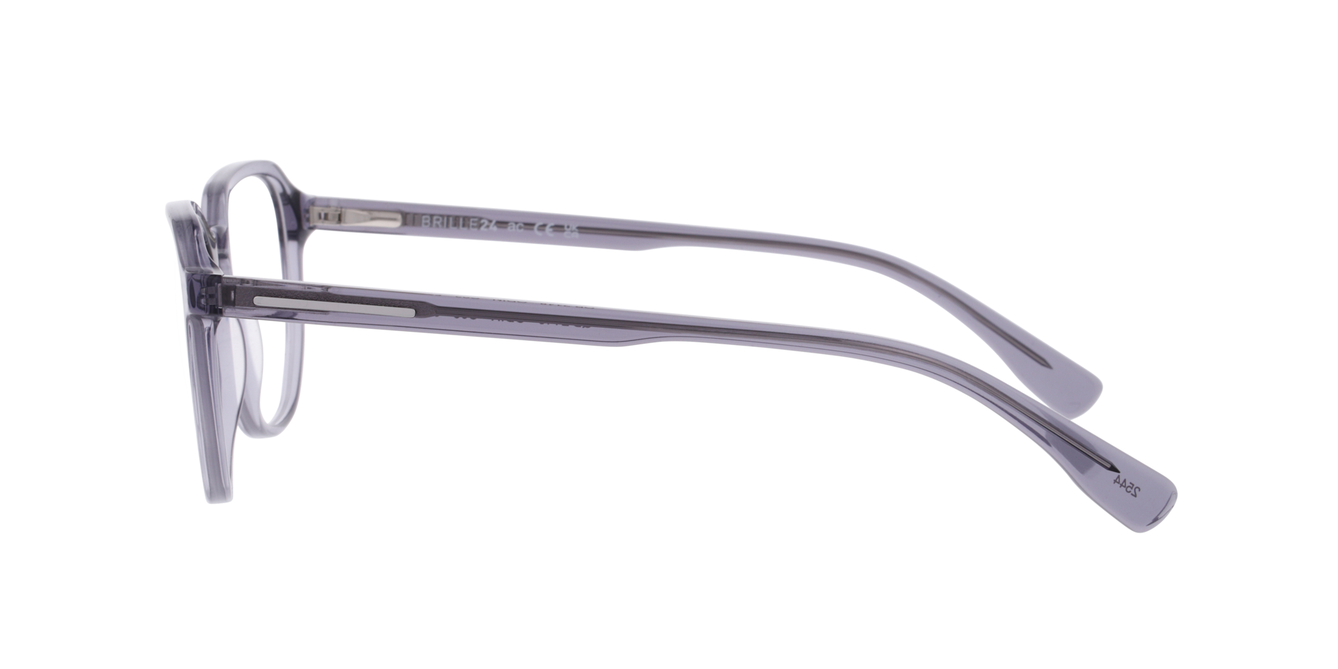 Odin Crystal Dark Grey AcetatEyeglass Frames von B24, Seitenansicht