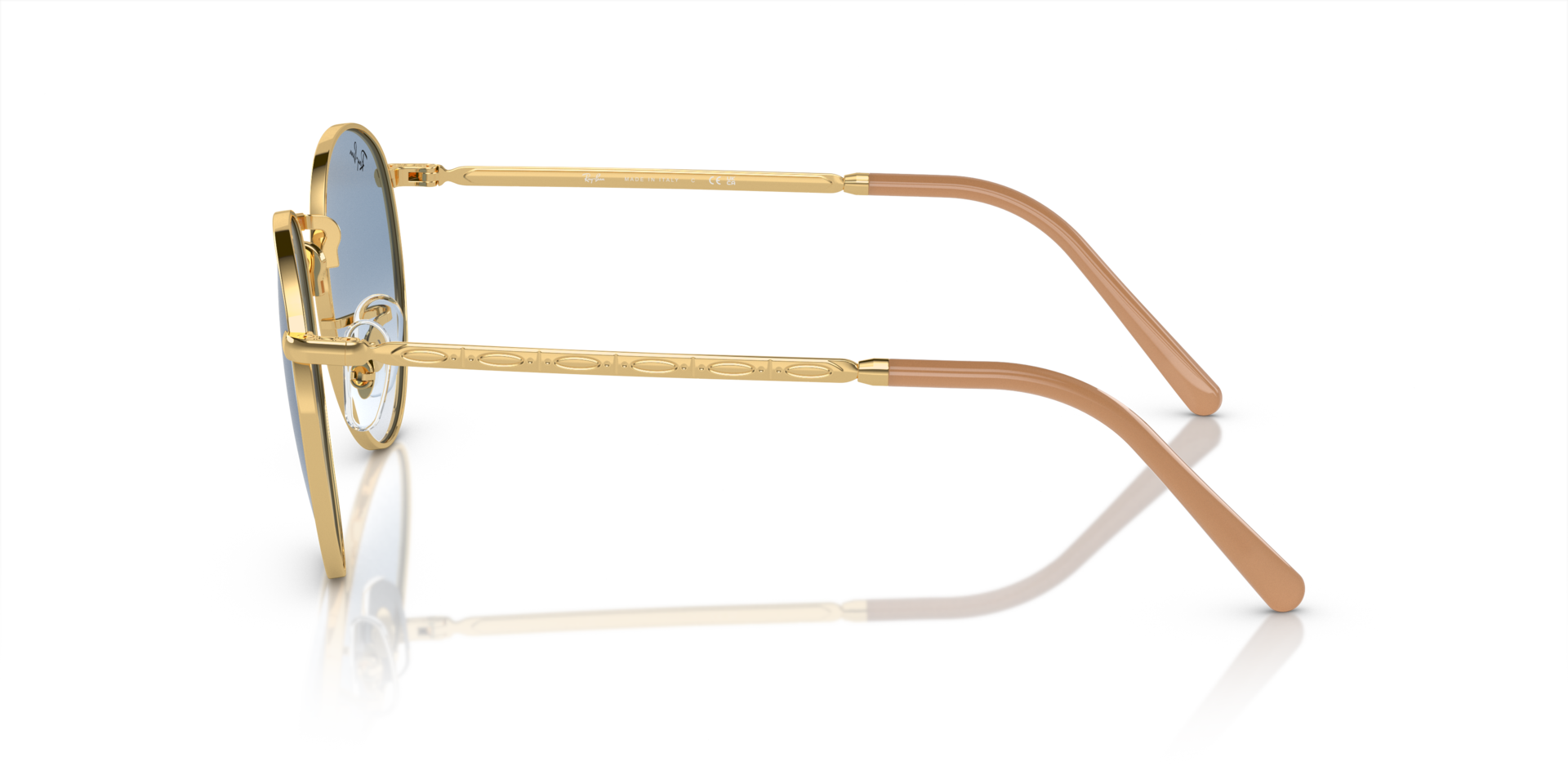 RB3637 Arista goud MetaalSunglass Frames van B24, Zijaanzicht