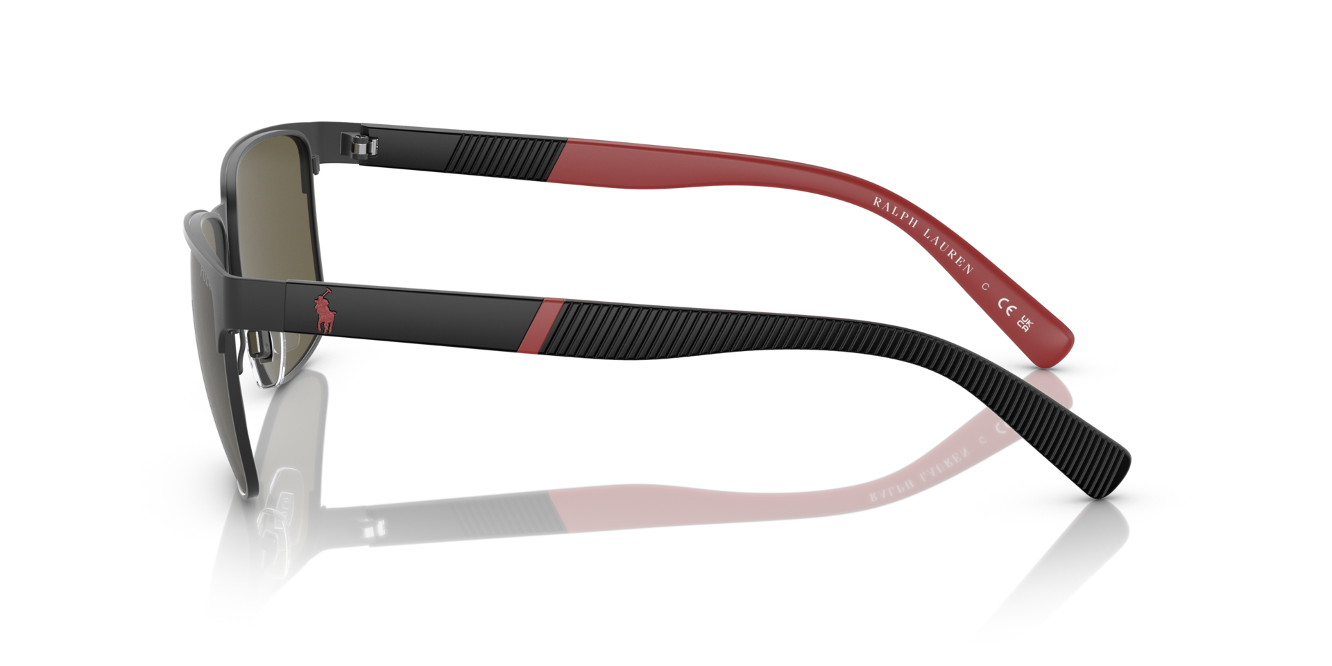 PH3143 Matzwart MetaalSunglass Frames van B24, Zijaanzicht