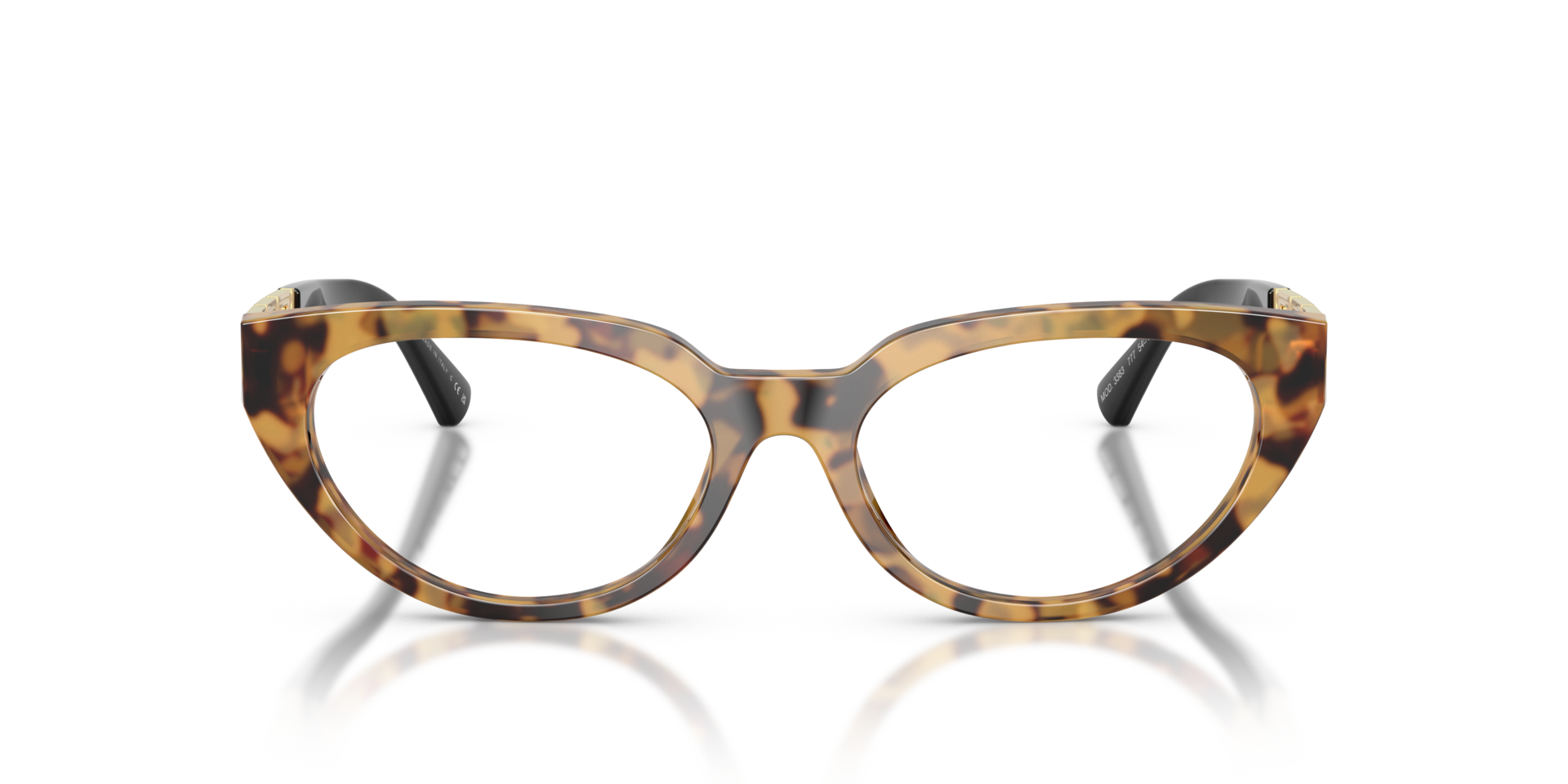 VE3383 Tortoise bruin AcetaatEyeglass Frames van B24, Vooraanzicht