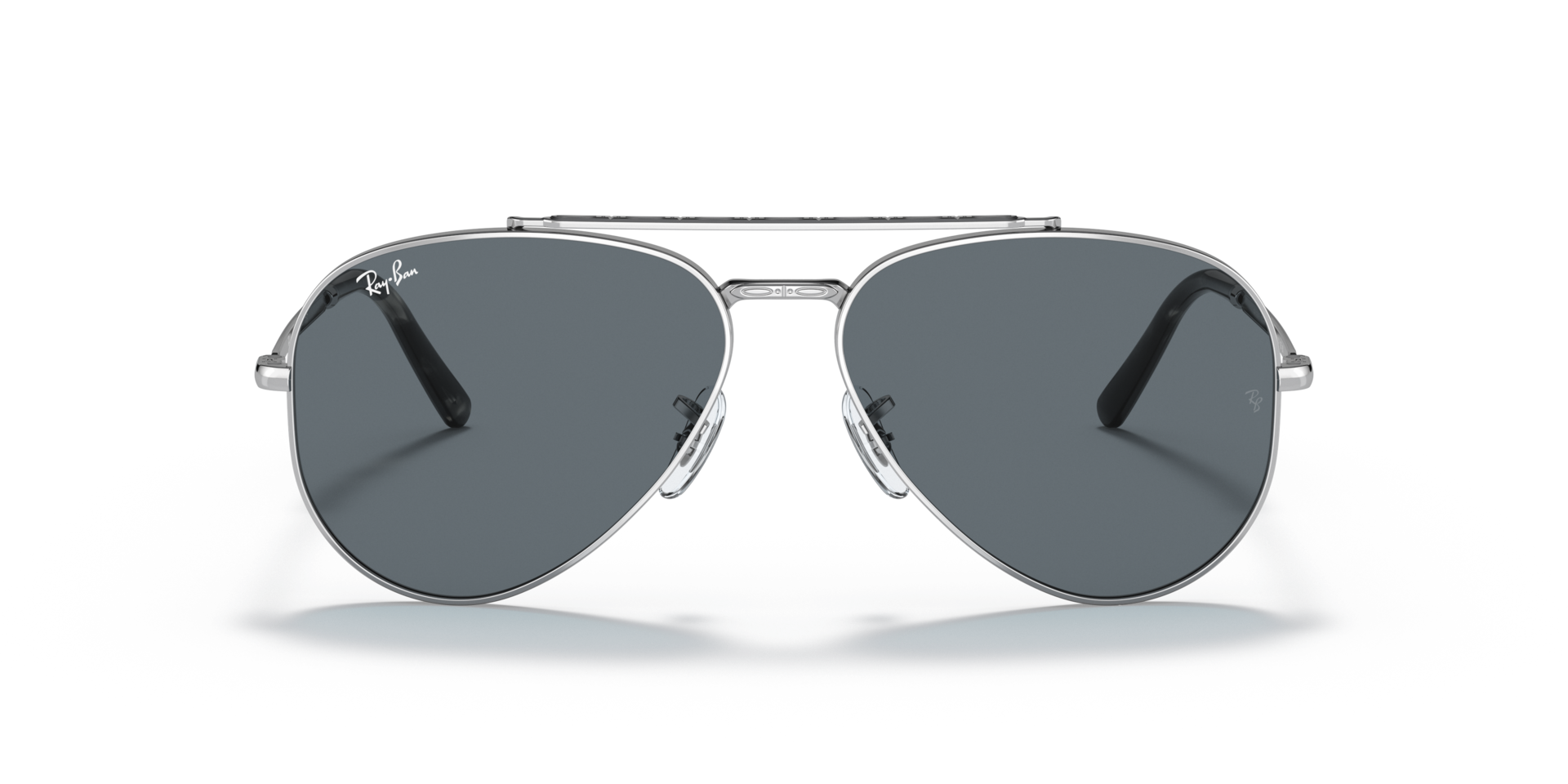 RB3625 Zilver MetaalSunglass Frames van B24, Vooraanzicht