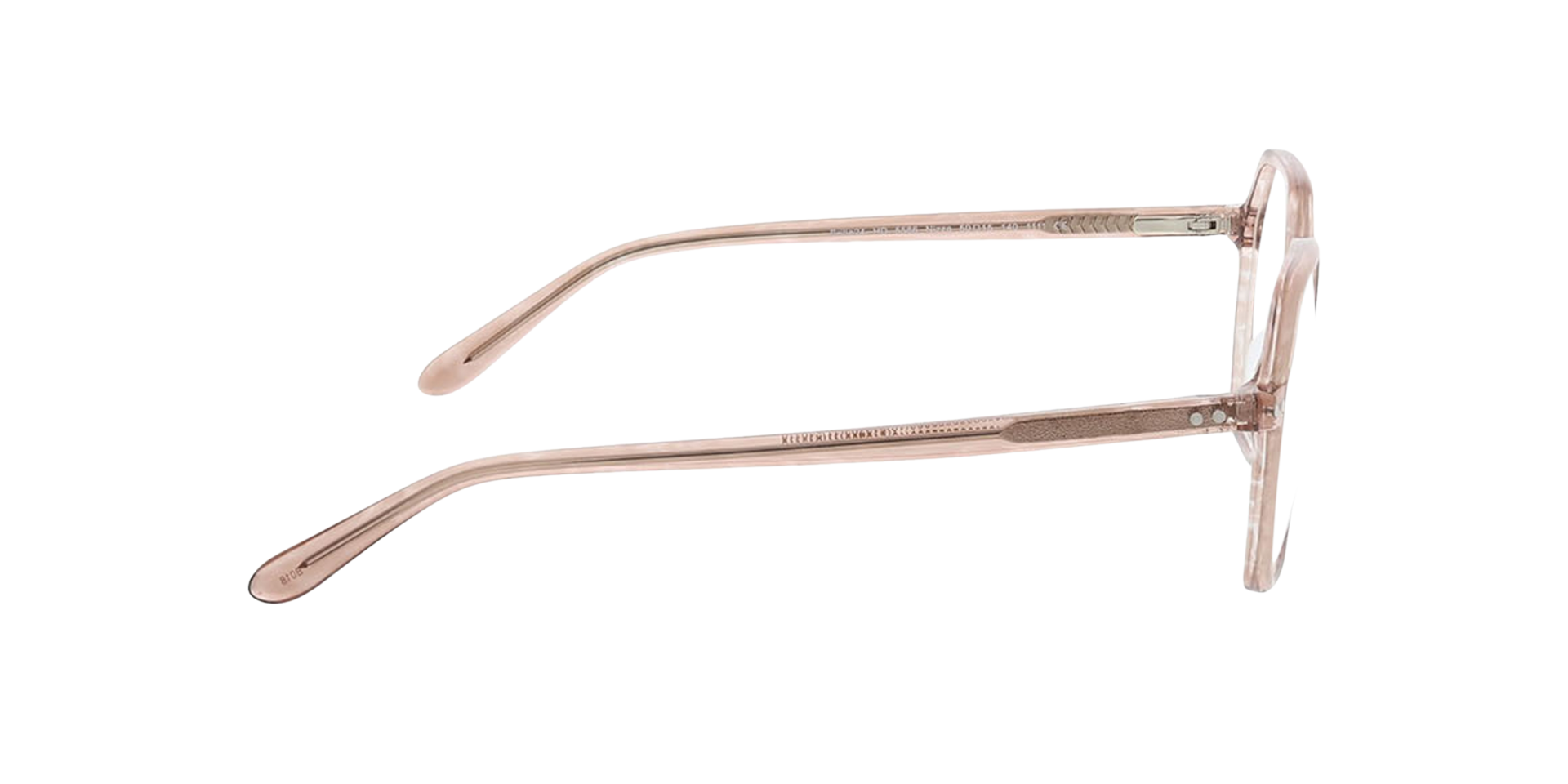 Nizza Beige hoorn AcetaatEyeglass Frames van B24, Zijaanzicht