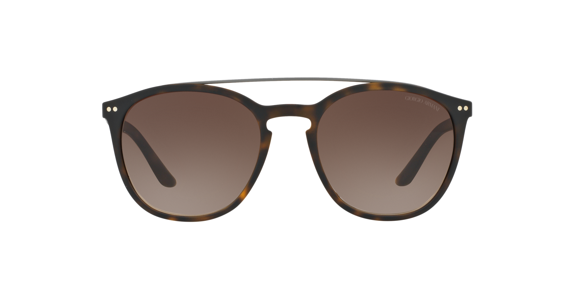 AR8088 Matte Dark Havana KunststoffSunglass Frames von B24, Vorderansicht
