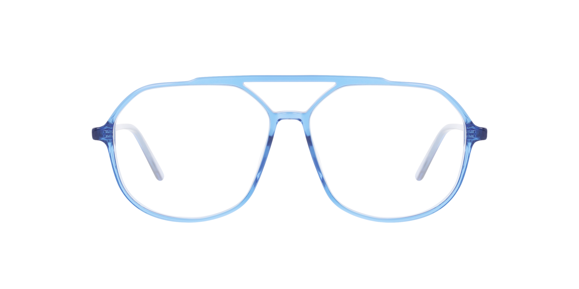 Viper AC Crystal Ocean AcetatEyeglass Frames von B24, Vorderansicht