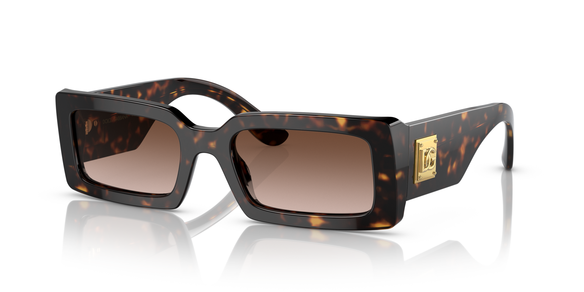 DG4416 Havana AcetatSunglass Frames von B24, Dreiviertelansicht