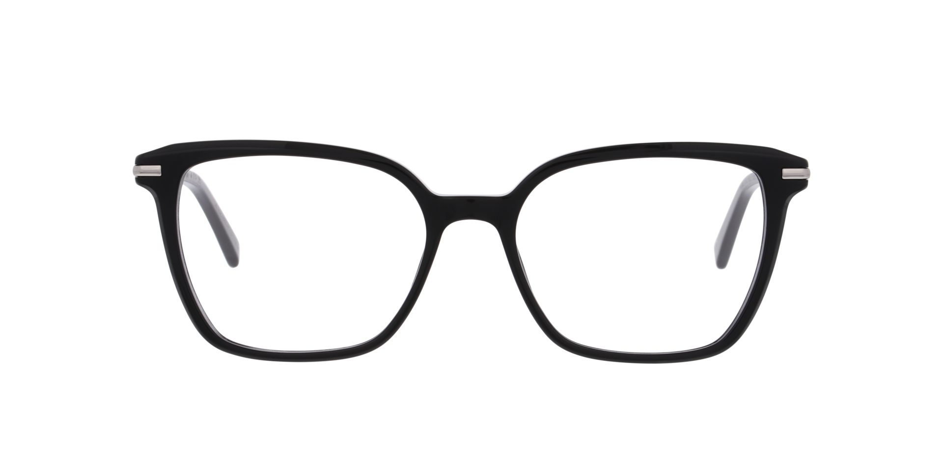 Bliss Schwarz AcetatEyeglass Frames von B24, Vorderansicht