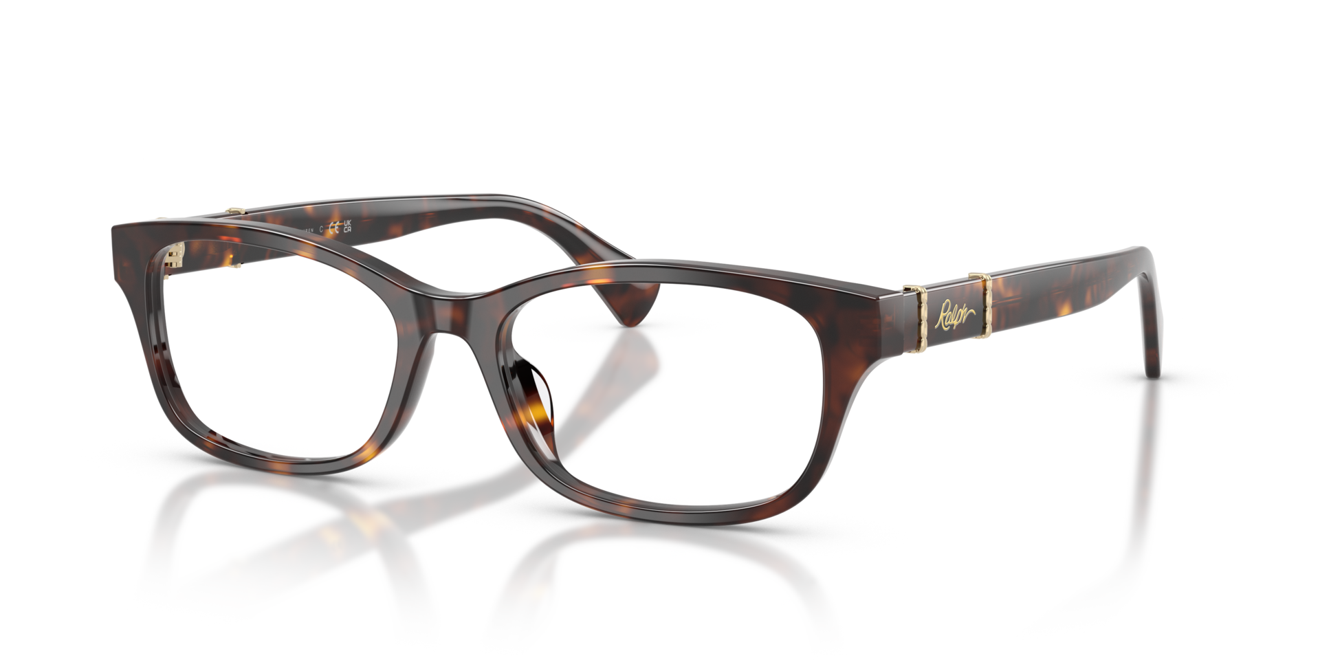 RA7201U Havana Brown AcetatEyeglass Frames von B24, Dreiviertelansicht