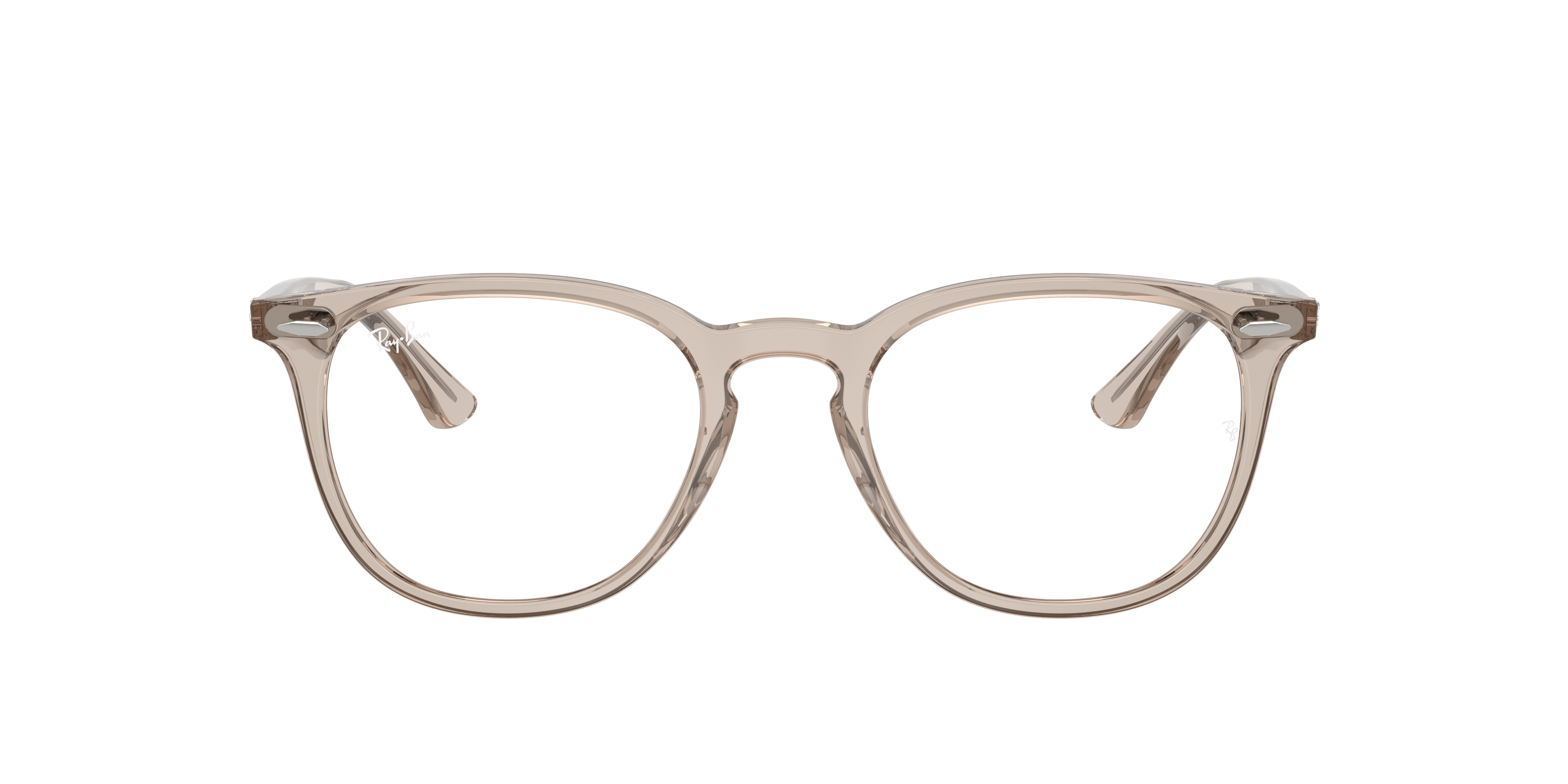 Ray-Ban Herren Transparent Beige Rx7159 8449 Braune Brillen - Bild 4