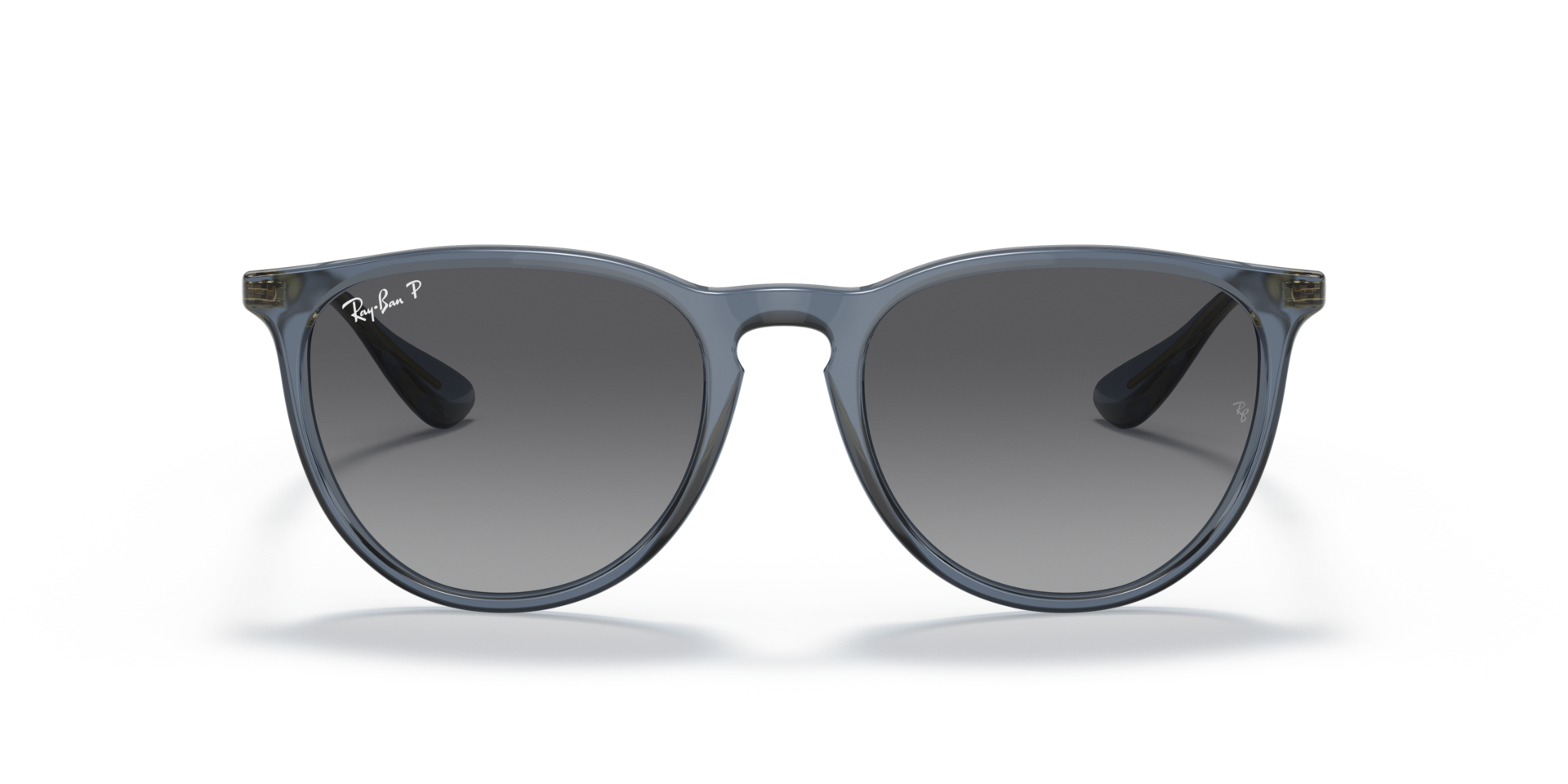 RB4171 Transparant blauw KunststofSunglass Frames van B24, Vooraanzicht