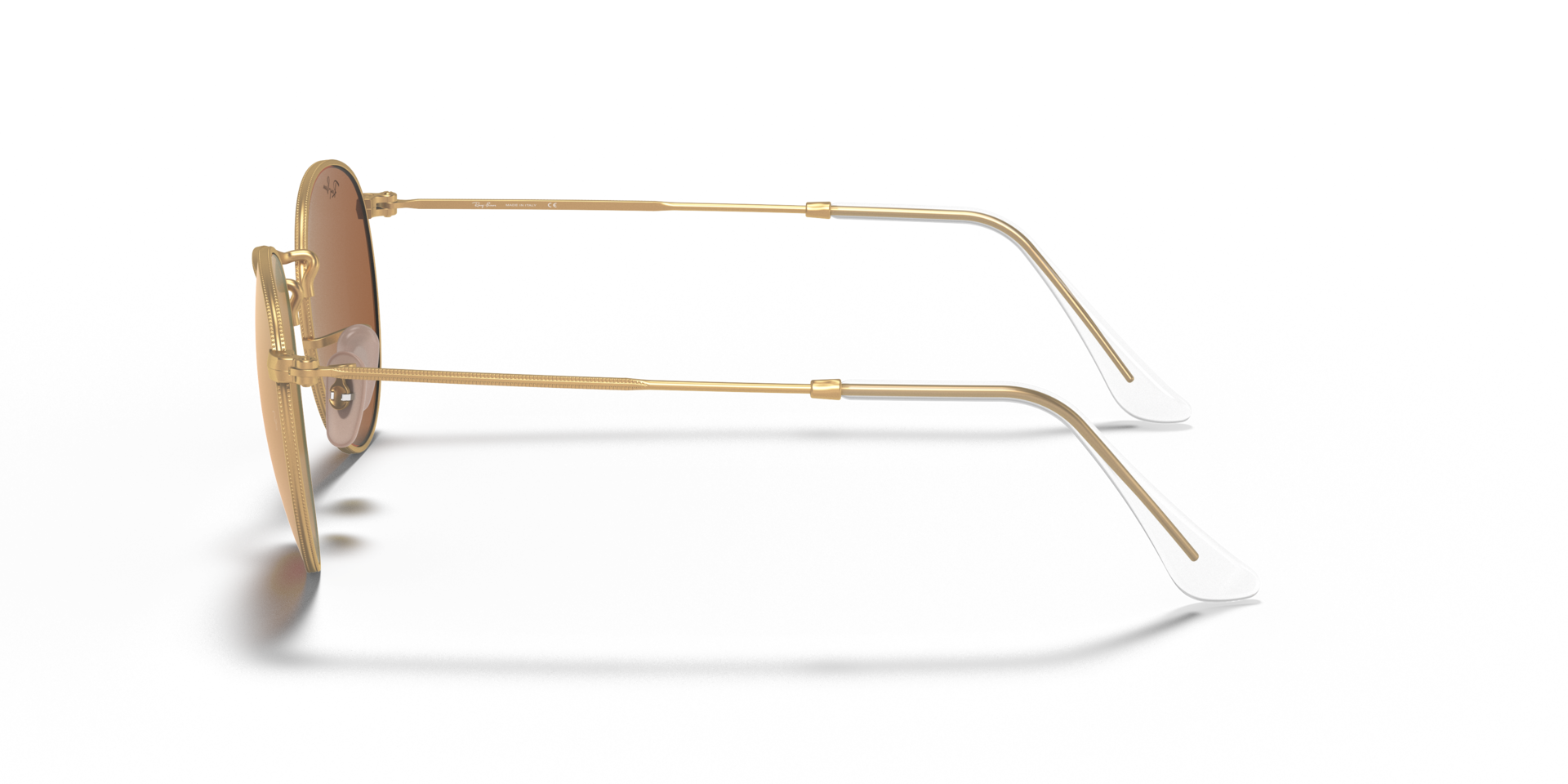 RB3447 Goud MetaalSunglass Frames van B24, Zijaanzicht