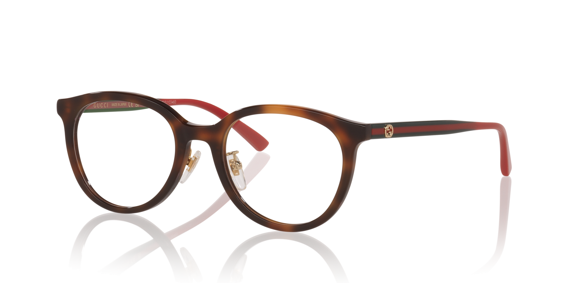 GG1867OK Tortoise AcetaatEyeglass Frames van B24, Hoekweergave