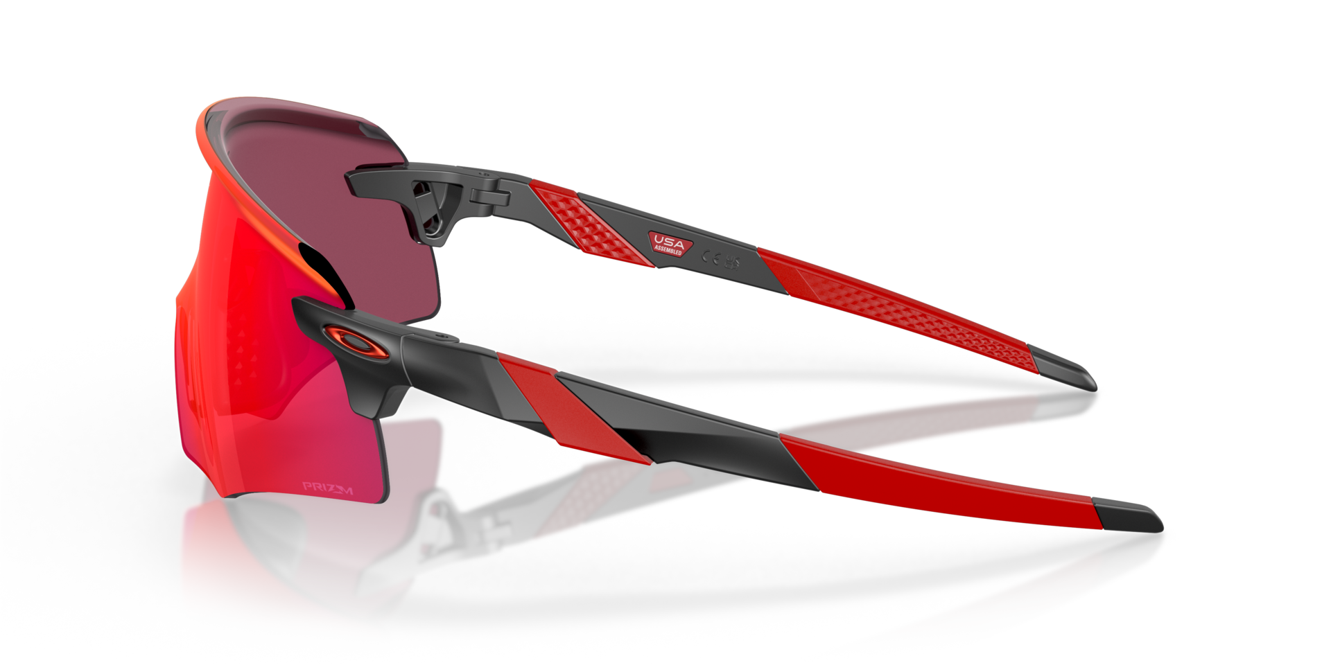 Encoder Matzwart KunststofSunglass Frames van B24, Zijaanzicht