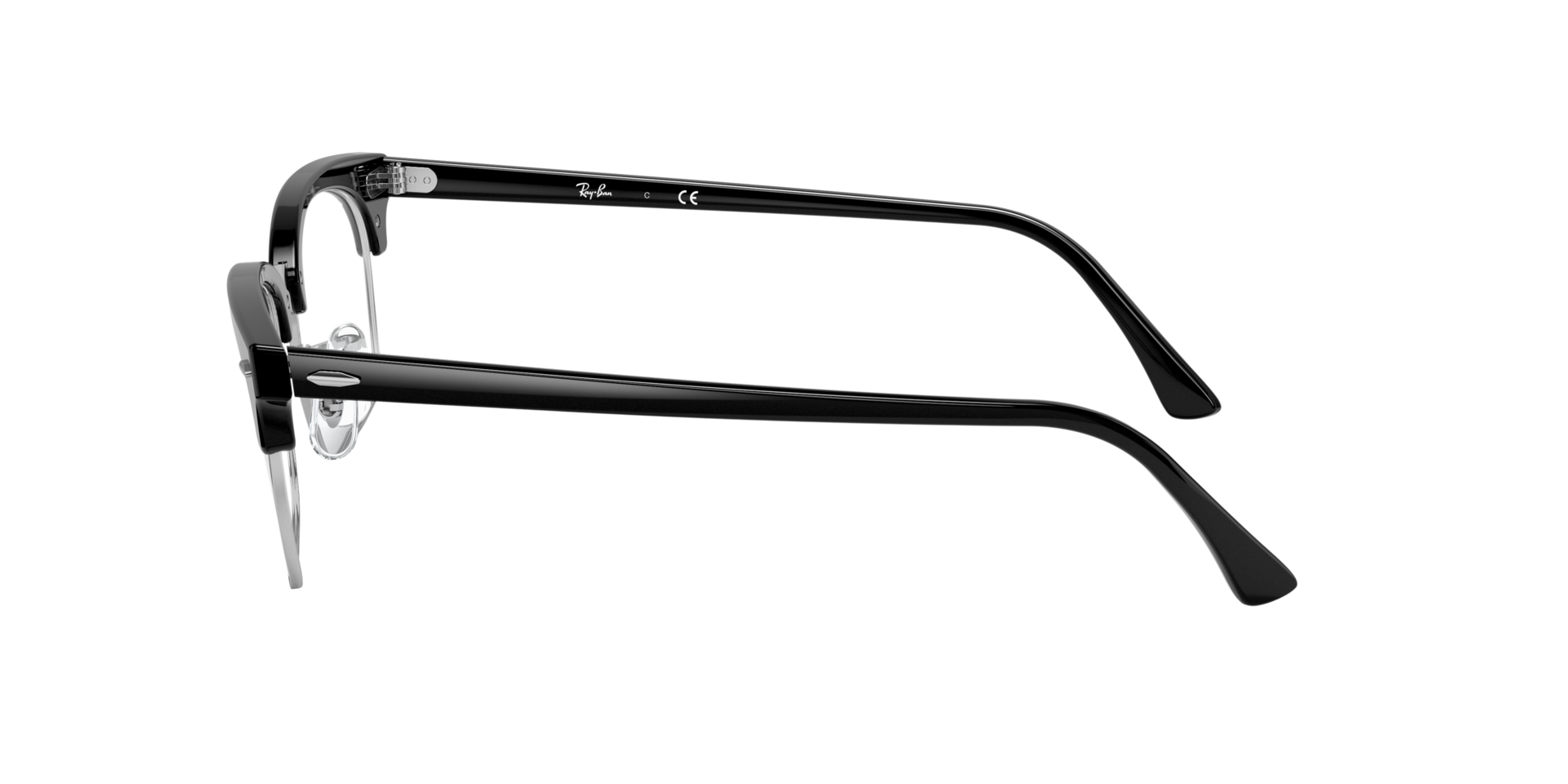RB3916V Zwart AcetaatEyeglass Frames van B24, Zijaanzicht