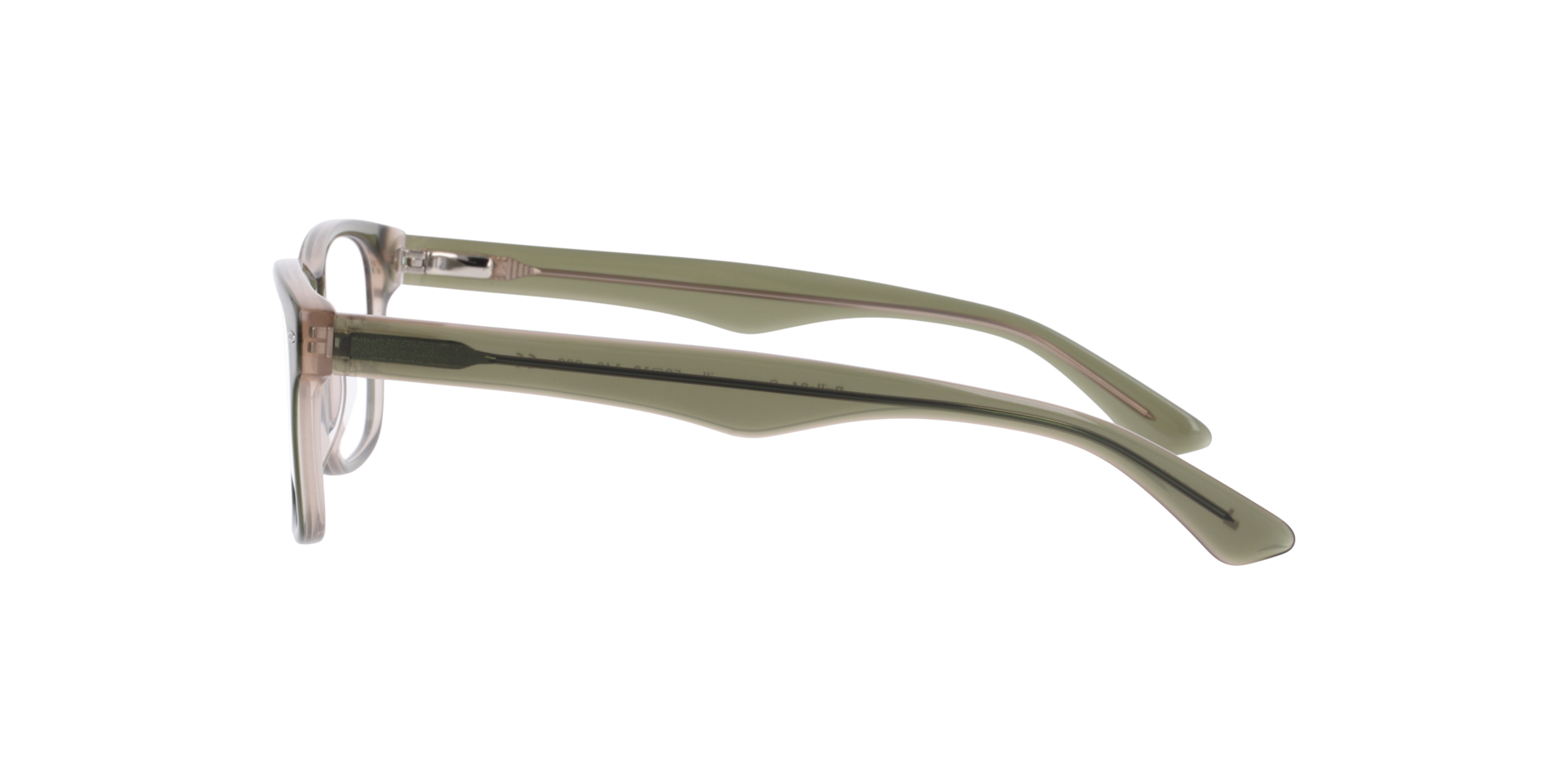 Summerville Crystal Green & Crystal Grey AcetaatEyeglass Frames van B24, Zijaanzicht