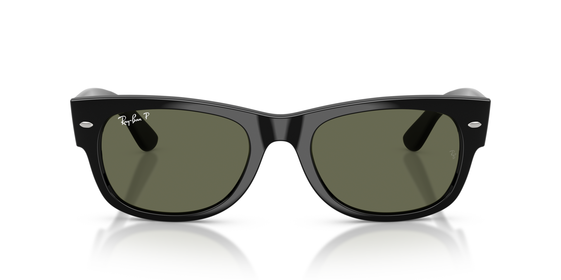 RB0832S Zwart KunststofSunglass Frames van B24, Vooraanzicht