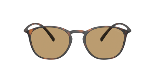 Giorgio Armani - AR8186U, Herren, Havana/Transparent Blue, Größe: Large
