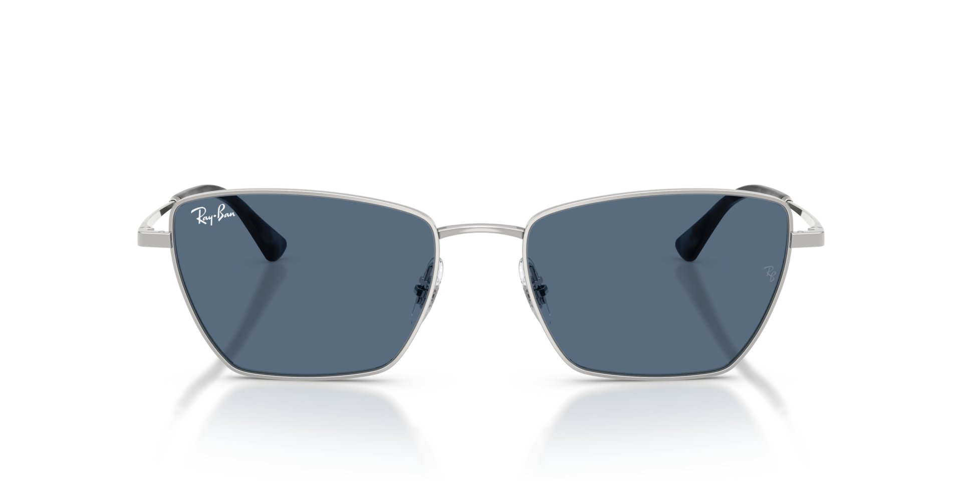 Drea Bio-Based Zilver MetaalSunglass Frames van B24, Vooraanzicht
