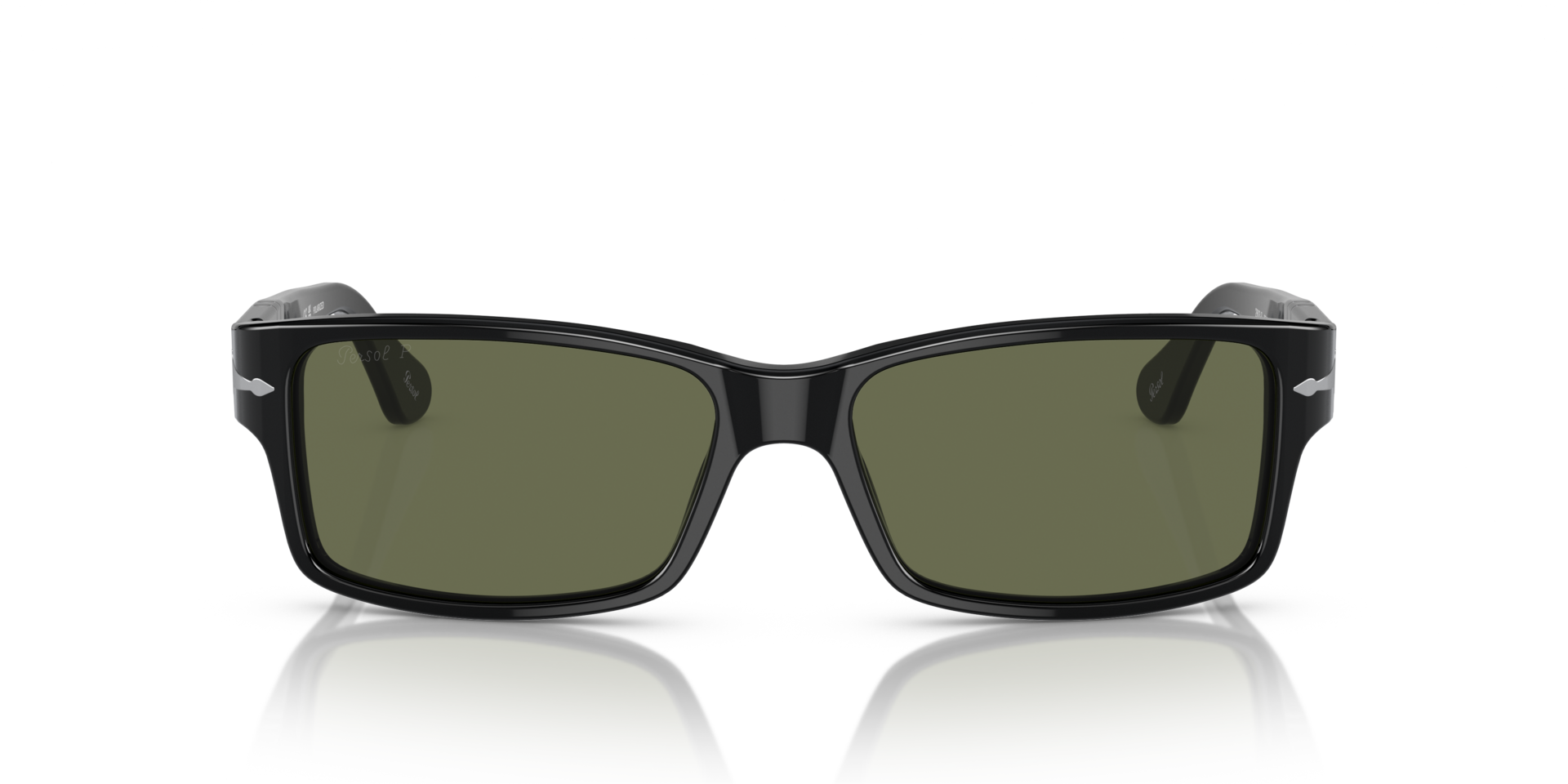 PO2803S Zwart AcetaatSunglass Frames van B24, Vooraanzicht