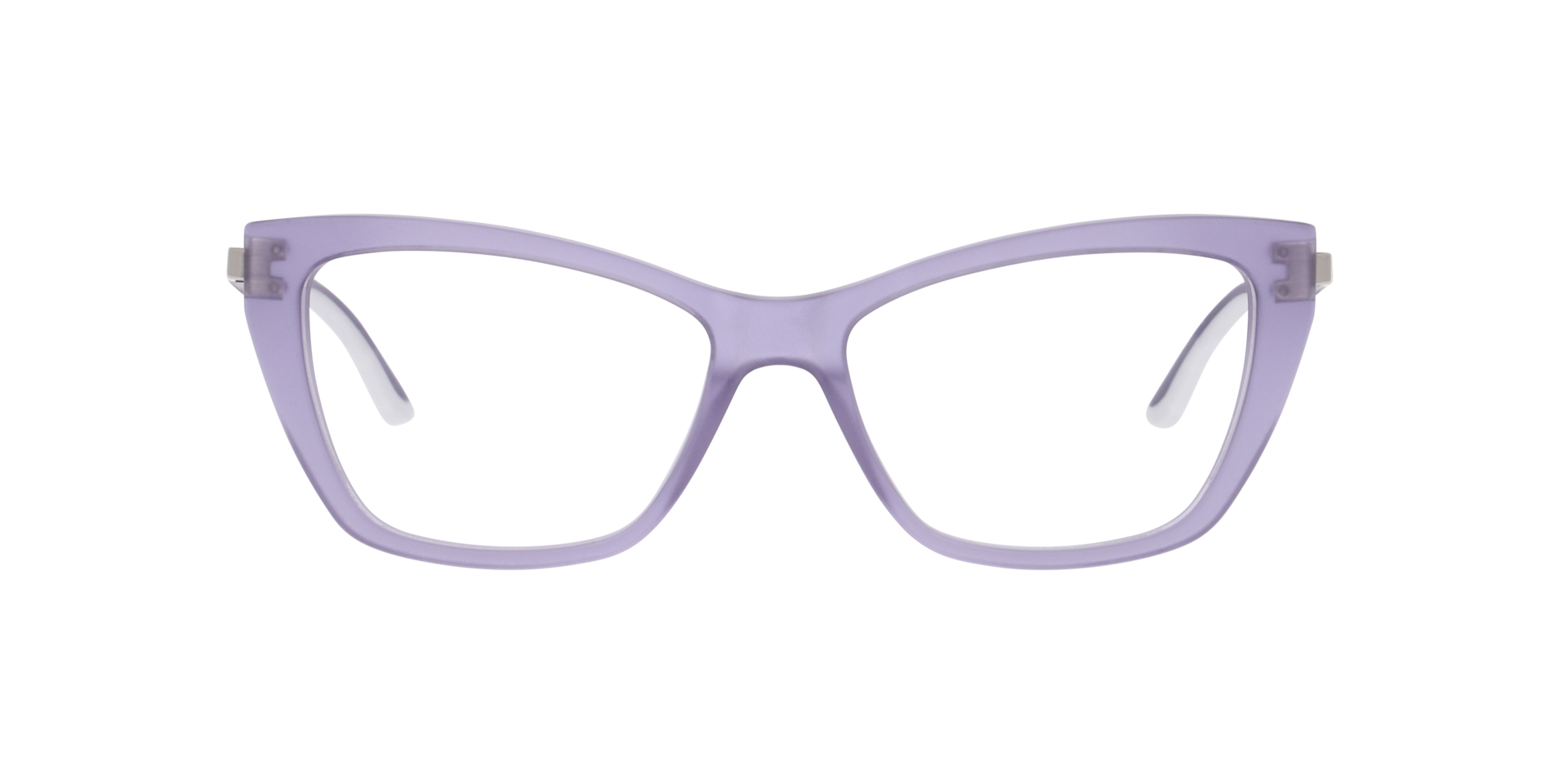 Lille Crystal Grey Purple AcetaatEyeglass Frames van B24, Vooraanzicht