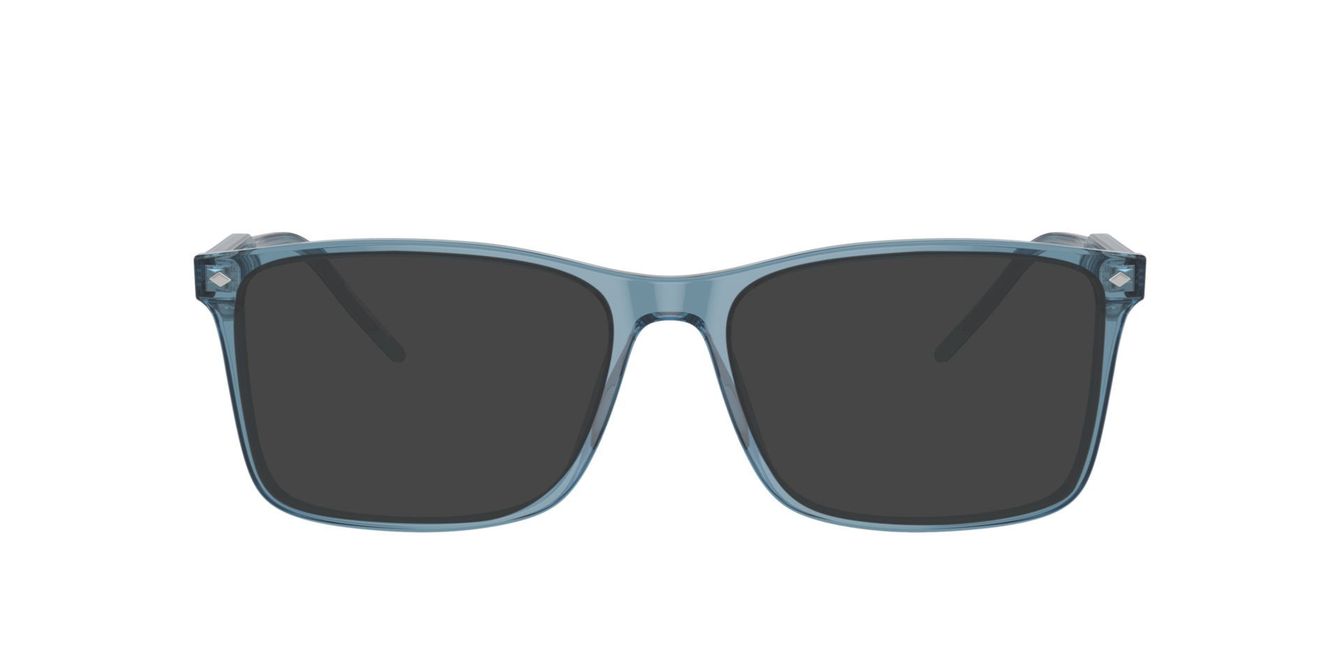 AR7258 Transparant blauw AcetaatEyeglass Frames van B24, met getinte lenzen