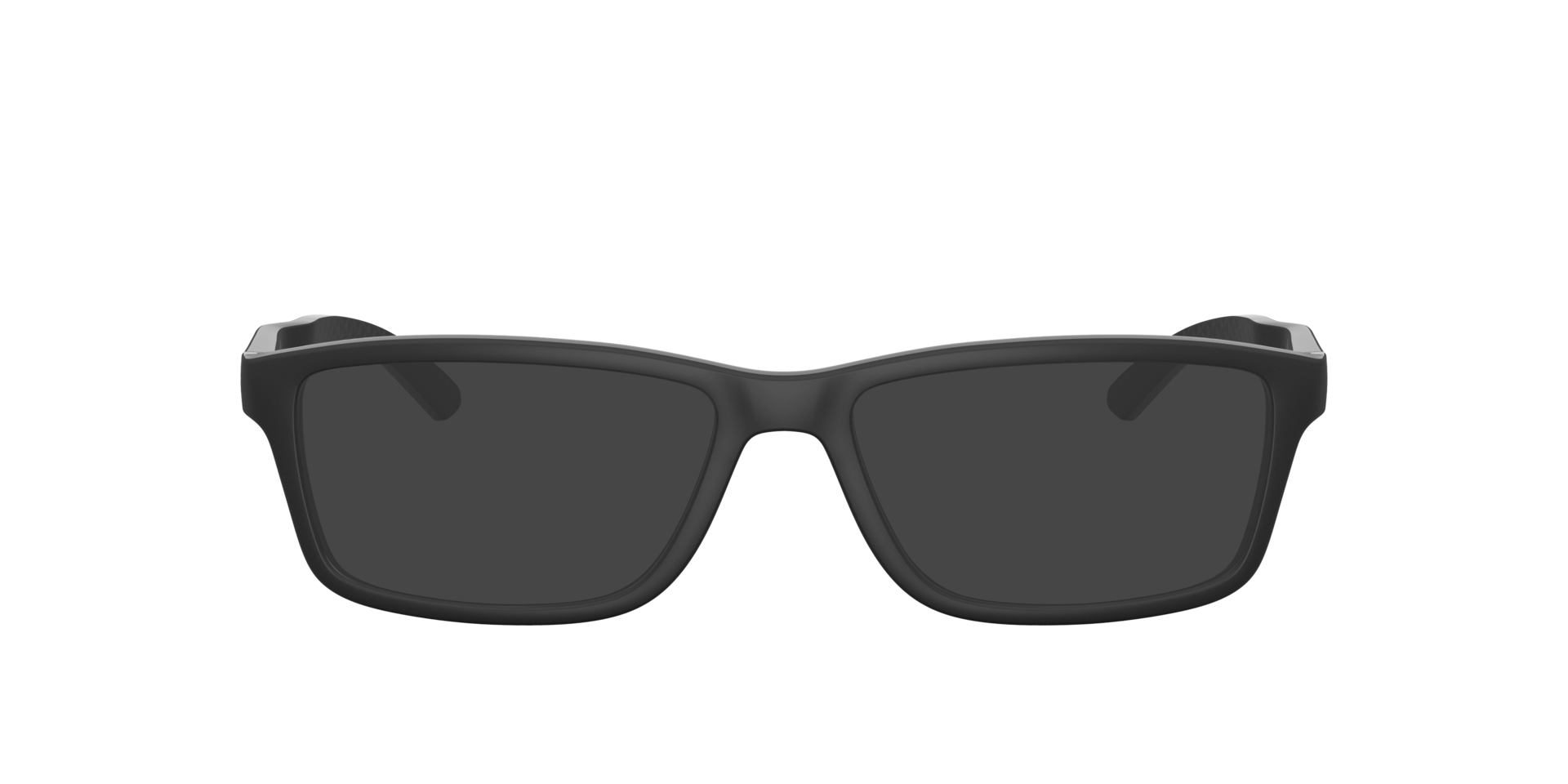 AN7292 Matte Recycled Black KunststoffEyeglass Frames von B24, mit getönten Gläsern
