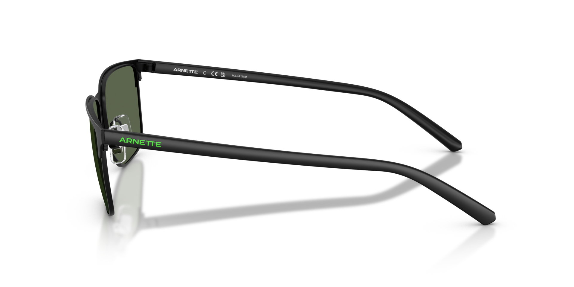AN3094 Matt Schwarz MetallSunglass Frames von B24, Seitenansicht