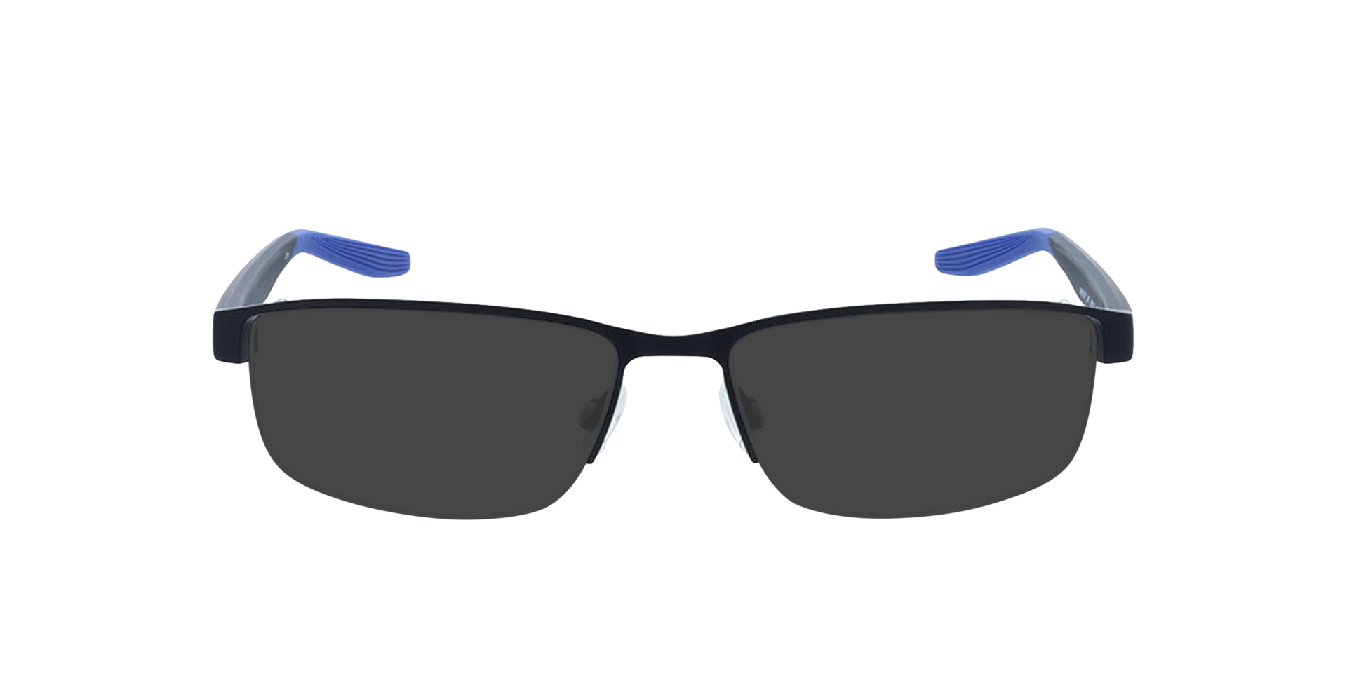 NIKE 8138 Schwarzblau MetallEyeglass Frames von B24, mit getönten Gläsern