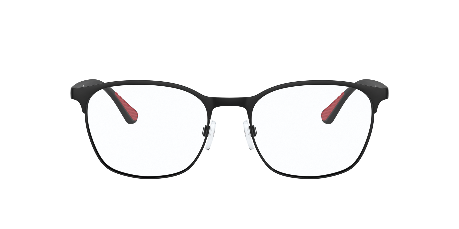 EA1114 Matt Schwarz MetallEyeglass Frames von B24, Vorderansicht
