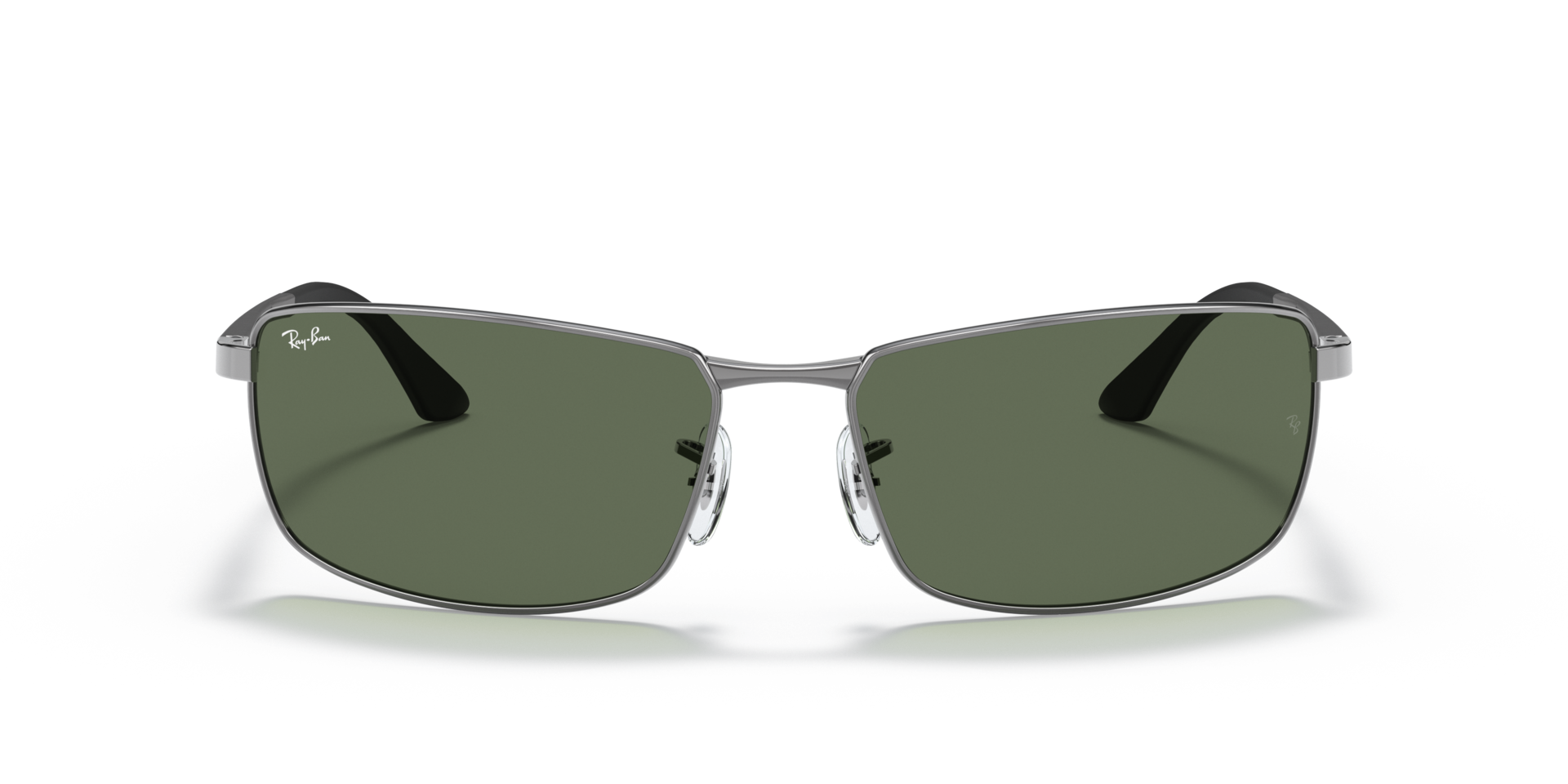 RB3498 Staalgrijs MetaalSunglass Frames van B24, Vooraanzicht