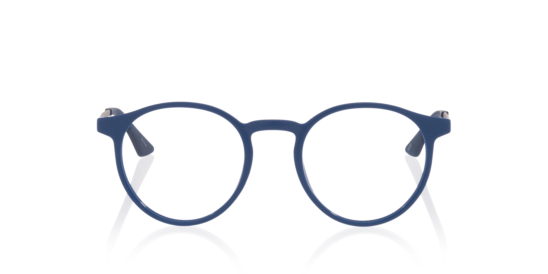 Pu0524O Blauw KunststofEyeglass Frames van B24, Vooraanzicht