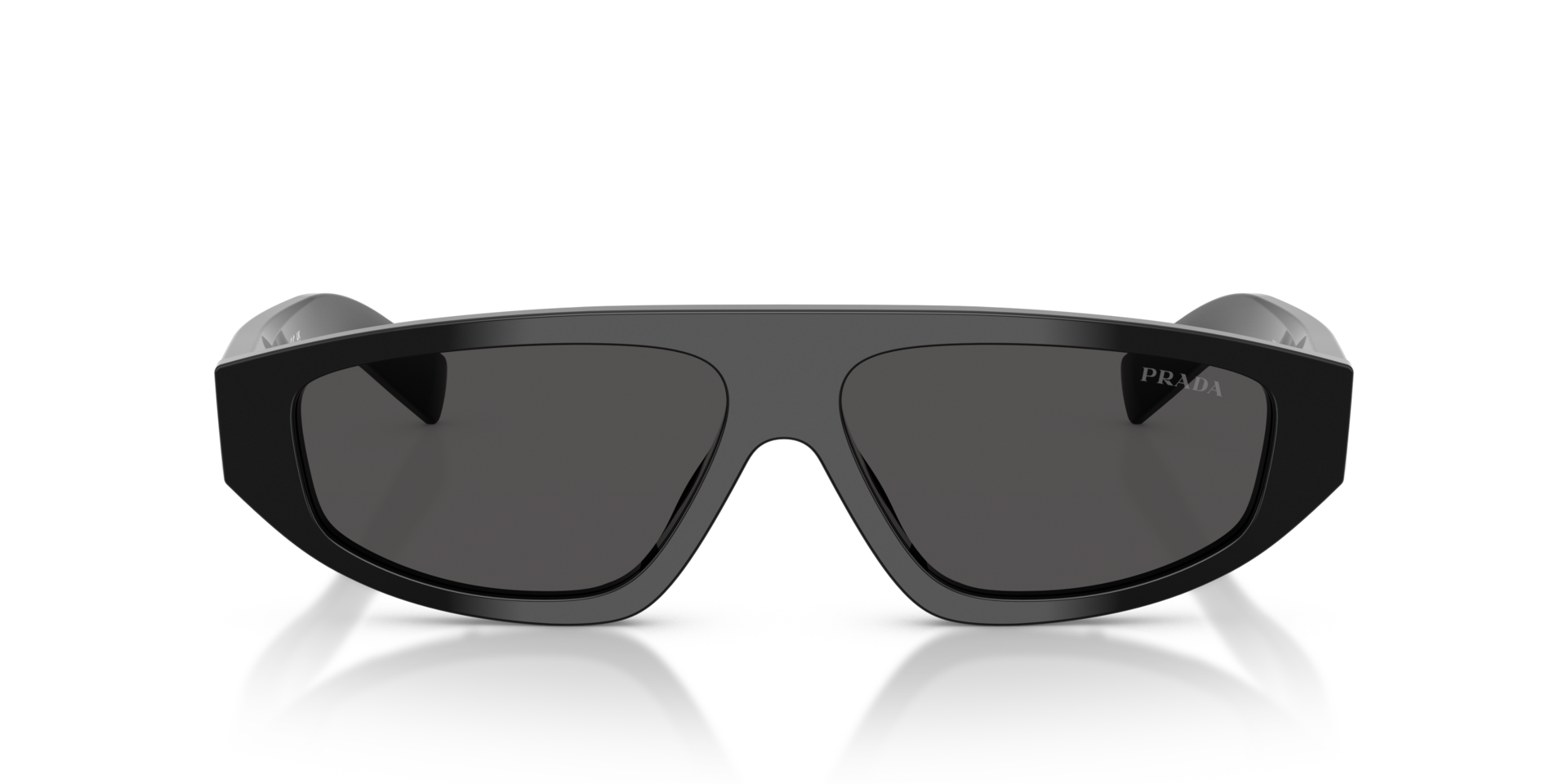 PR C02S Schwarz AcetatSunglass Frames von B24, Vorderansicht