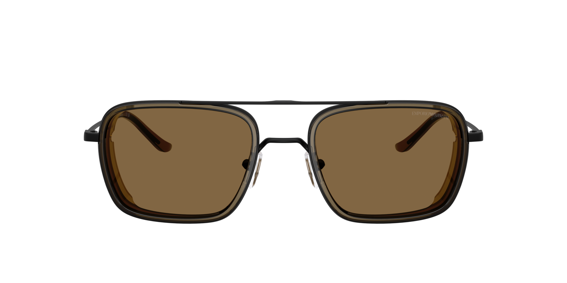 EA2162 Matzwart MetaalSunglass Frames van B24, met getinte lenzen