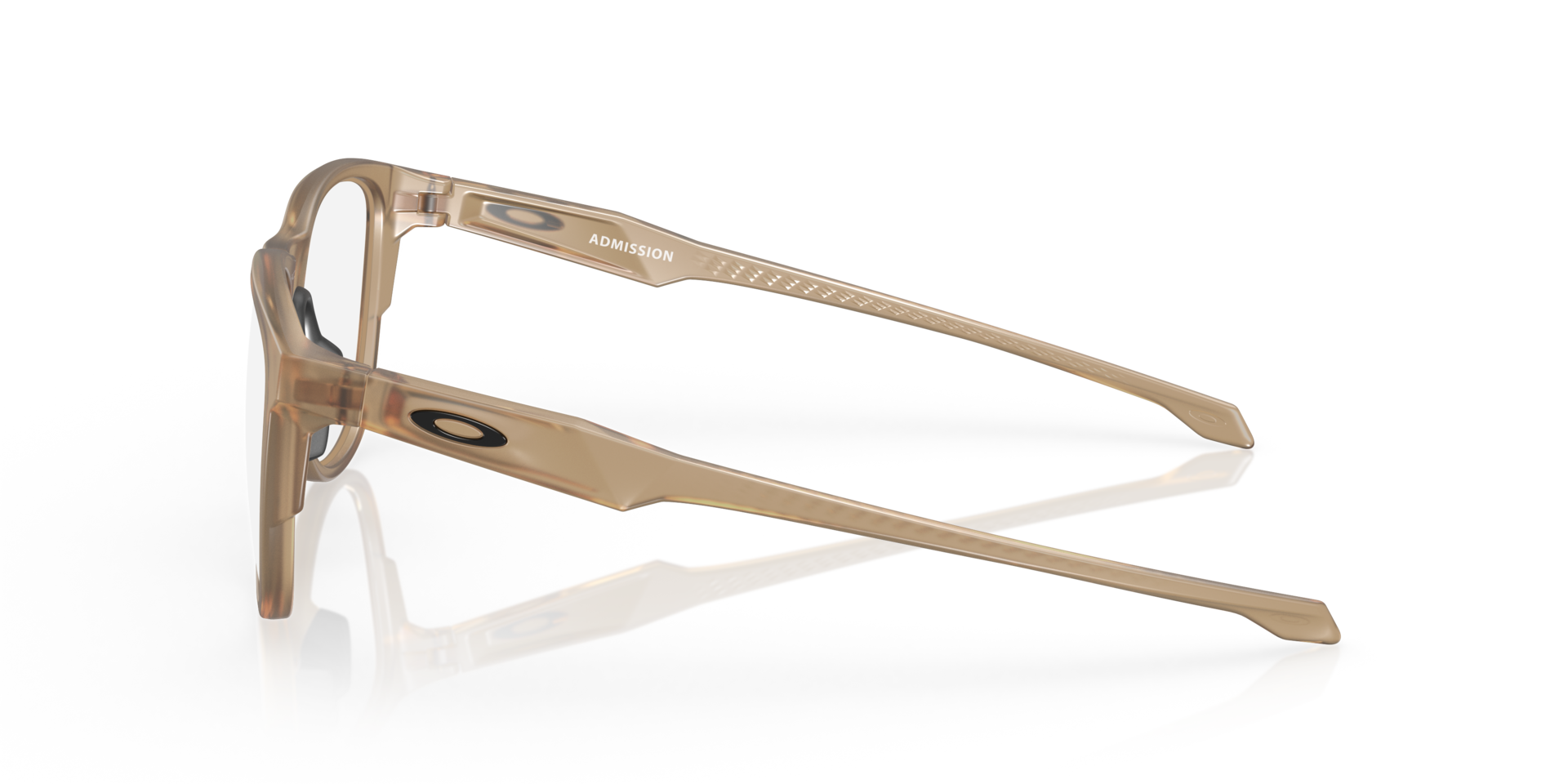 ADMISSION Matt Sepia KunststoffEyeglass Frames von B24, Seitenansicht