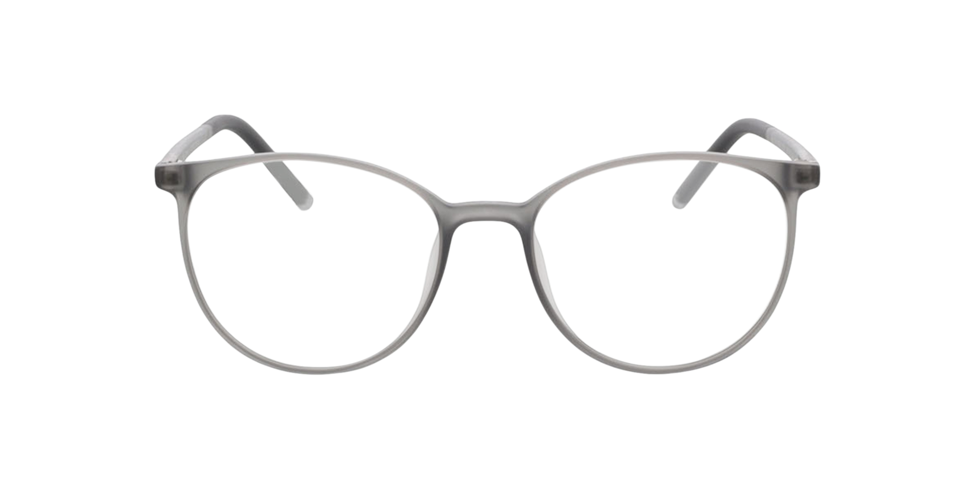 Conroe Kristalgrijs KunststofEyeglass Frames van B24, Vooraanzicht