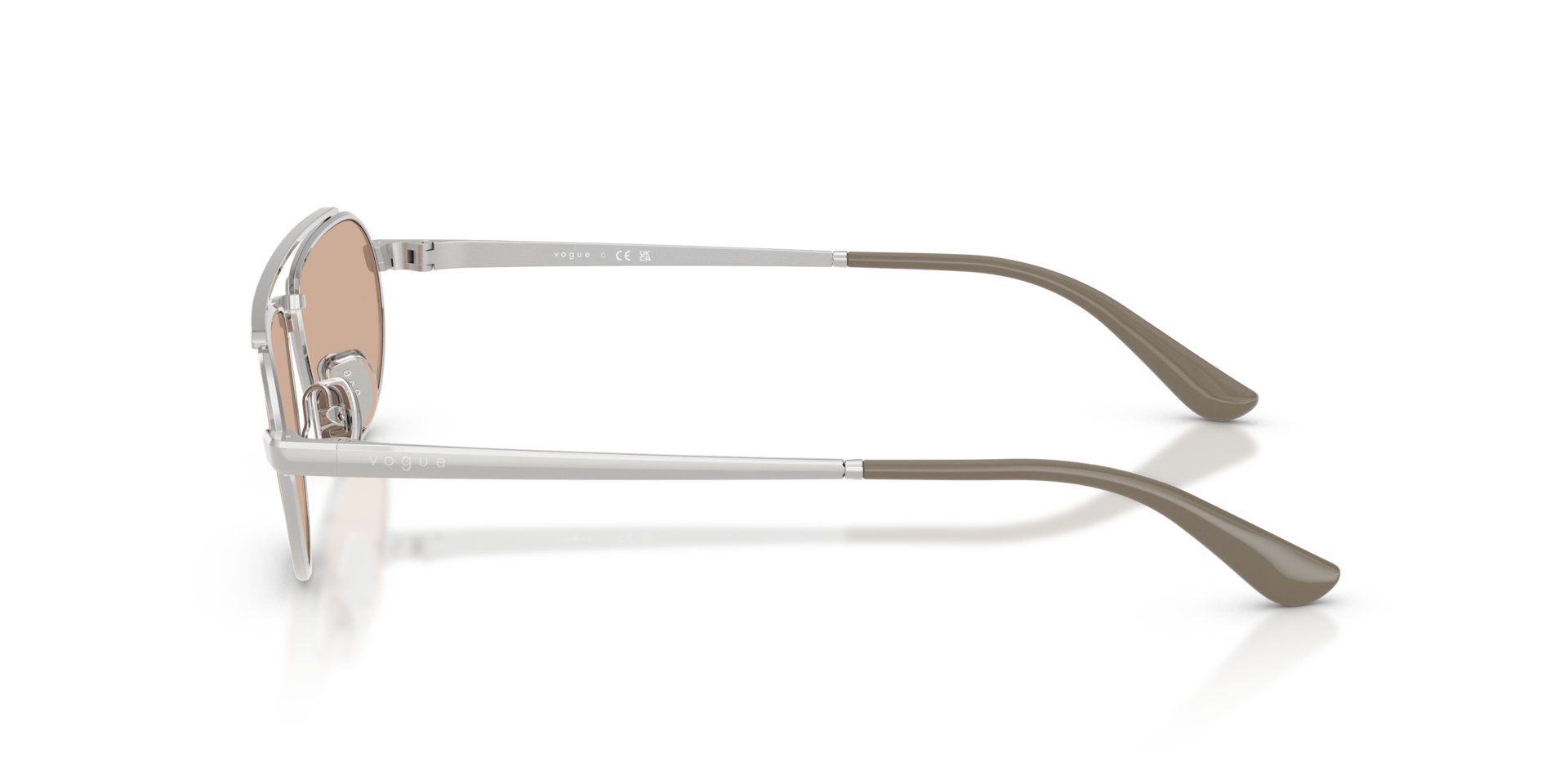 VO4371S Silber MetallSunglass Frames von B24, Seitenansicht