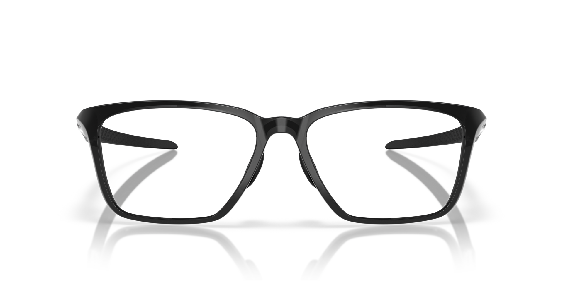 Double Down Inktzwart KunststofEyeglass Frames van B24, Vooraanzicht