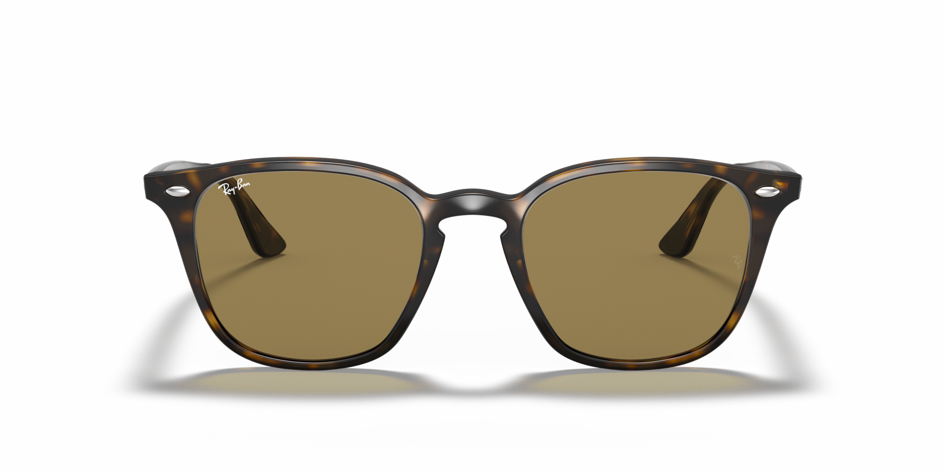 RB4258 Licht Havana KunststofSunglass Frames van B24, Vooraanzicht