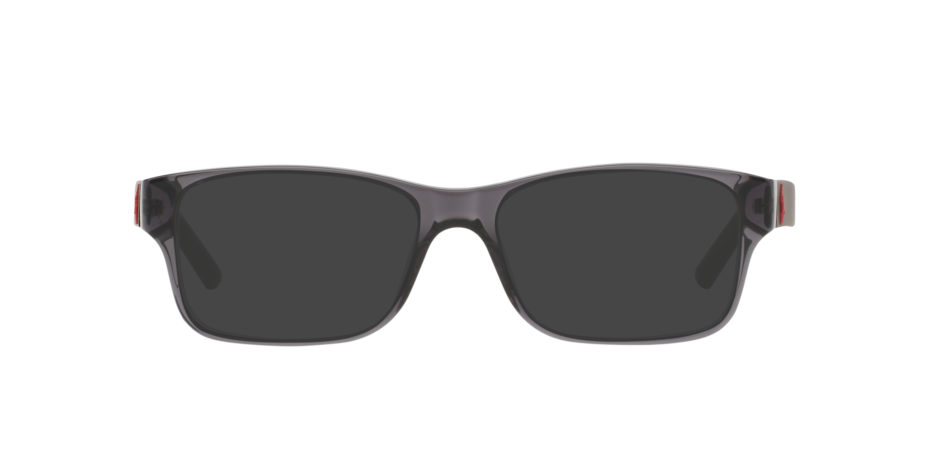 PH2117 Glanzend Transparant Grijs AcetaatEyeglass Frames van B24, met getinte lenzen
