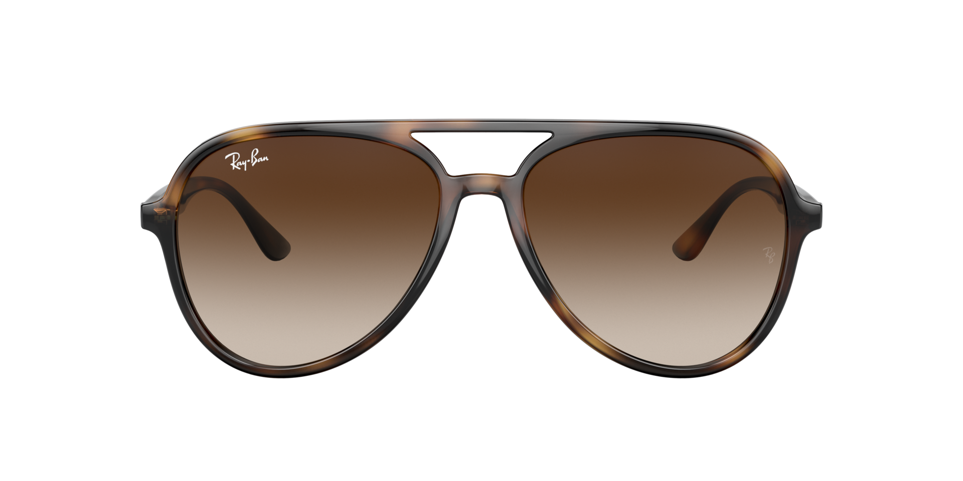 RB4376 Havana KunststofSunglass Frames van B24, met getinte lenzen