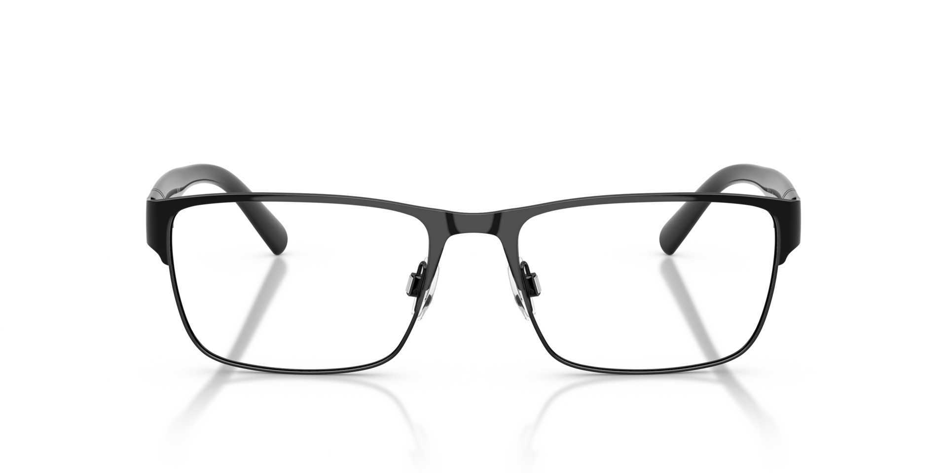 PH1175 Glanzend zwart MetaalEyeglass Frames van B24, Vooraanzicht