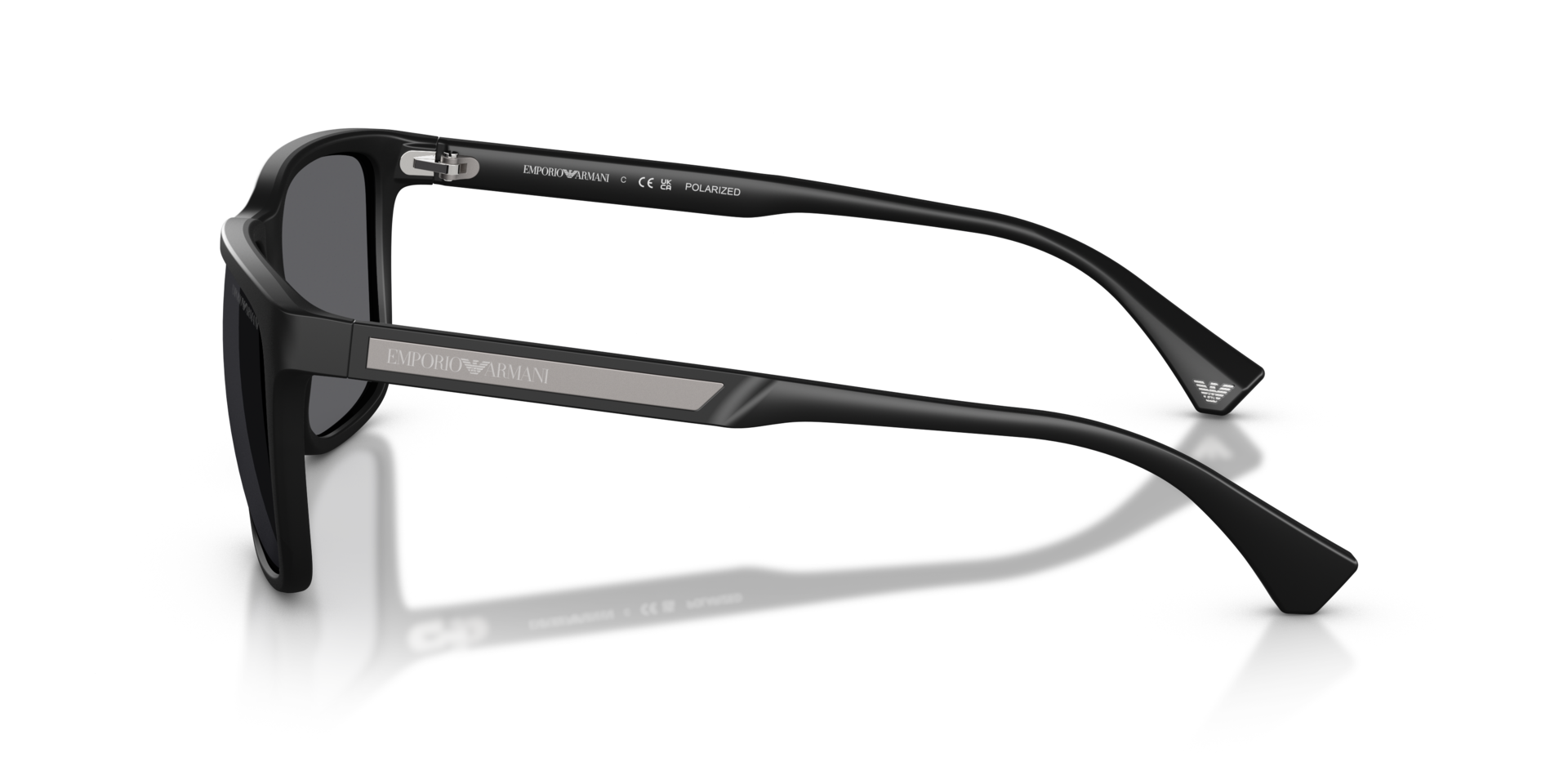 EA4047 Rubber Black KunststoffSunglass Frames von B24, Seitenansicht