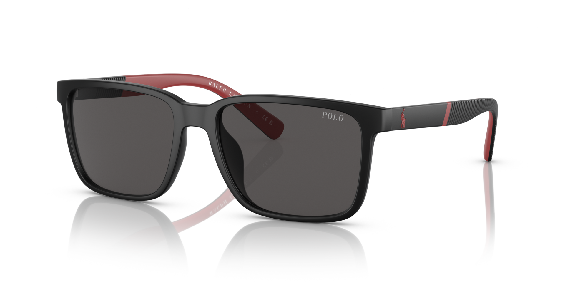 PH4189U Matzwart KunststofSunglass Frames van B24, Hoekweergave