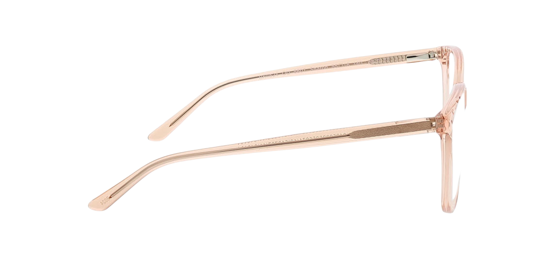 Sharon Crystal Nude AcetatEyeglass Frames von B24, Seitenansicht