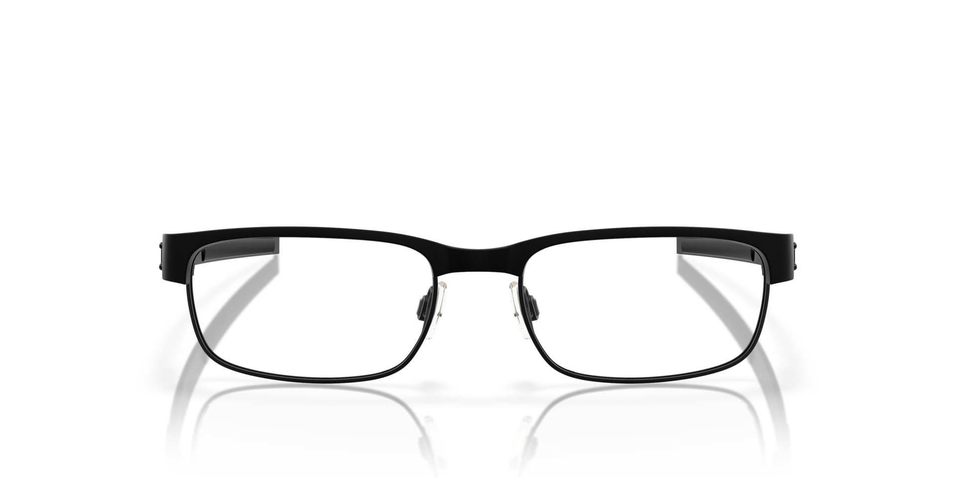 Metal Plate™ Matzwart TitaanEyeglass Frames van B24, Vooraanzicht