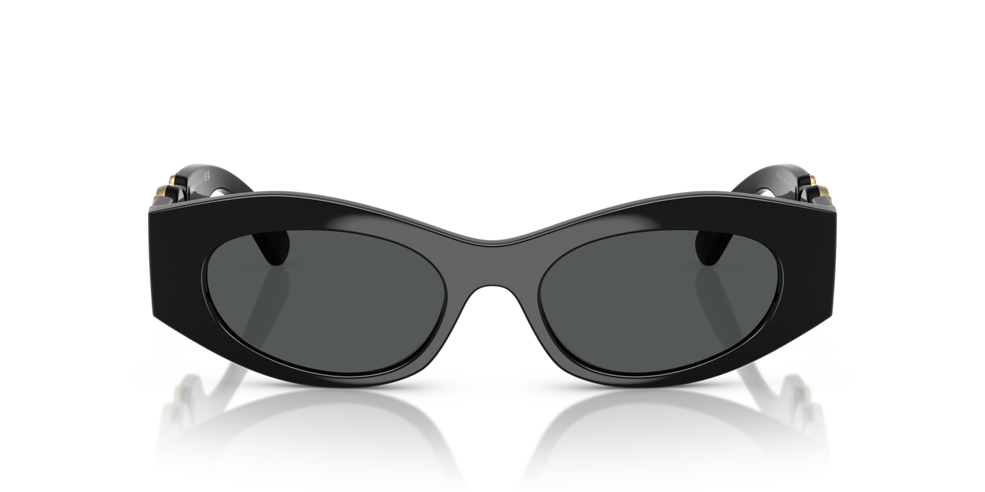 VE4480U Schwarz KunststoffSunglass Frames von B24, Vorderansicht
